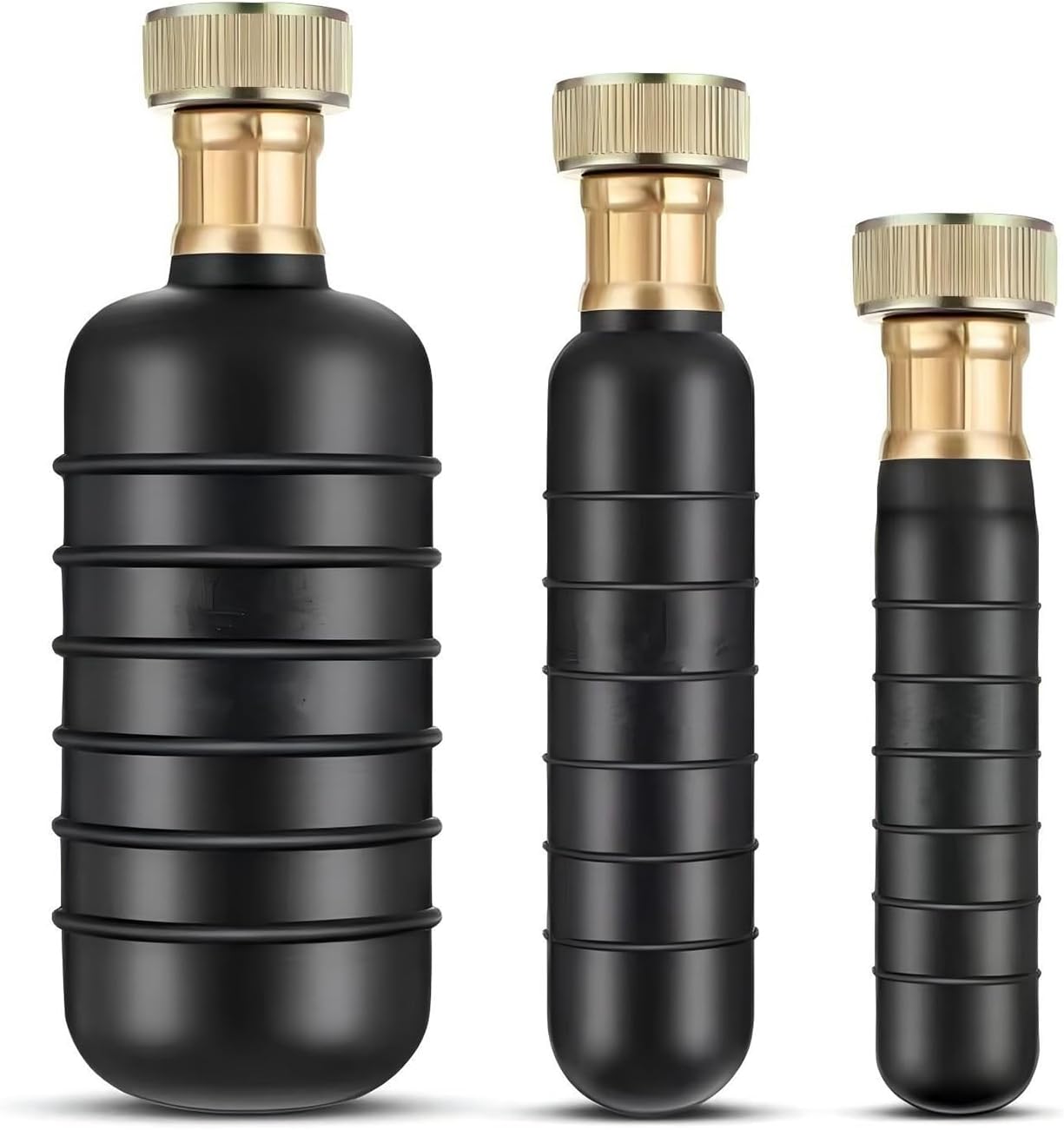 3-teiliger Abflussreiniger Für 1-6 Zoll Abwasserrohre - Hochdruck-abflussreiniger Mit Gummi-abflussbällchen Für Waschbecken, Duschen, Badewannen Und Sanitärrohre