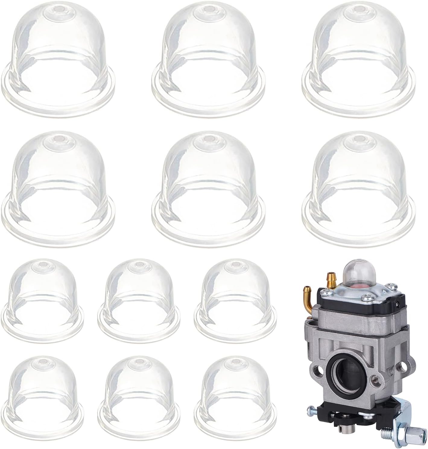 12 Stück Primerpumpen Für Freischneider, 19 Mm/22 Mm Primerpumpen Für Freischneider, Primerpumpen Für Freischneider, Benzinsägen, Rasenmäher, Heckenscheren