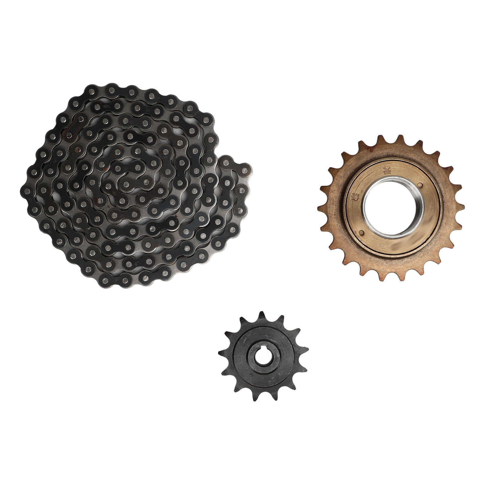 Kettensatz Mit 114 Gliedern, 410 22t (22 Zähne) Ritzel, 410 13t (13 Zähne) Ritzel Für Roller, Motorräder Und Fahrräder.