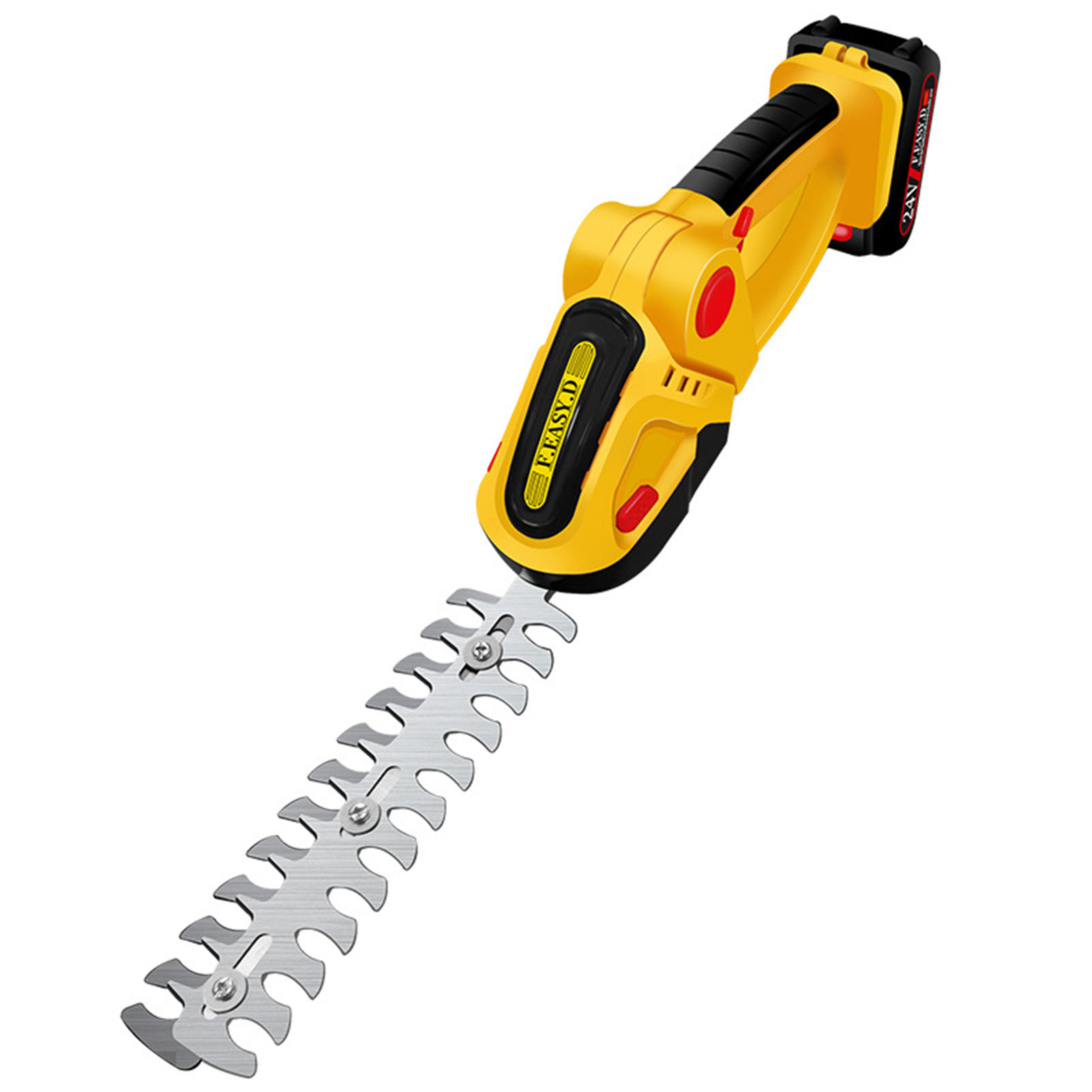 2-in-1 Akku-heckenschere, Verstellbarer Grasschneider, Heckenschere