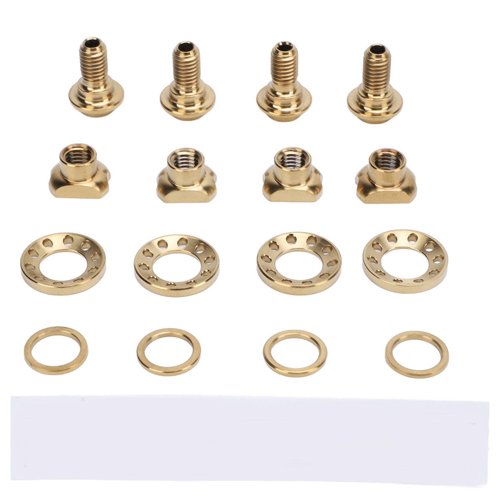 Befestigungssatz Für C-bremsen Von Rennrädern Mit 16 Schrauben, Aus Leichter Titanlegierung, Kompatibel Mit Den Modellen R8000, Ut6800 Und Da9000 (gold).