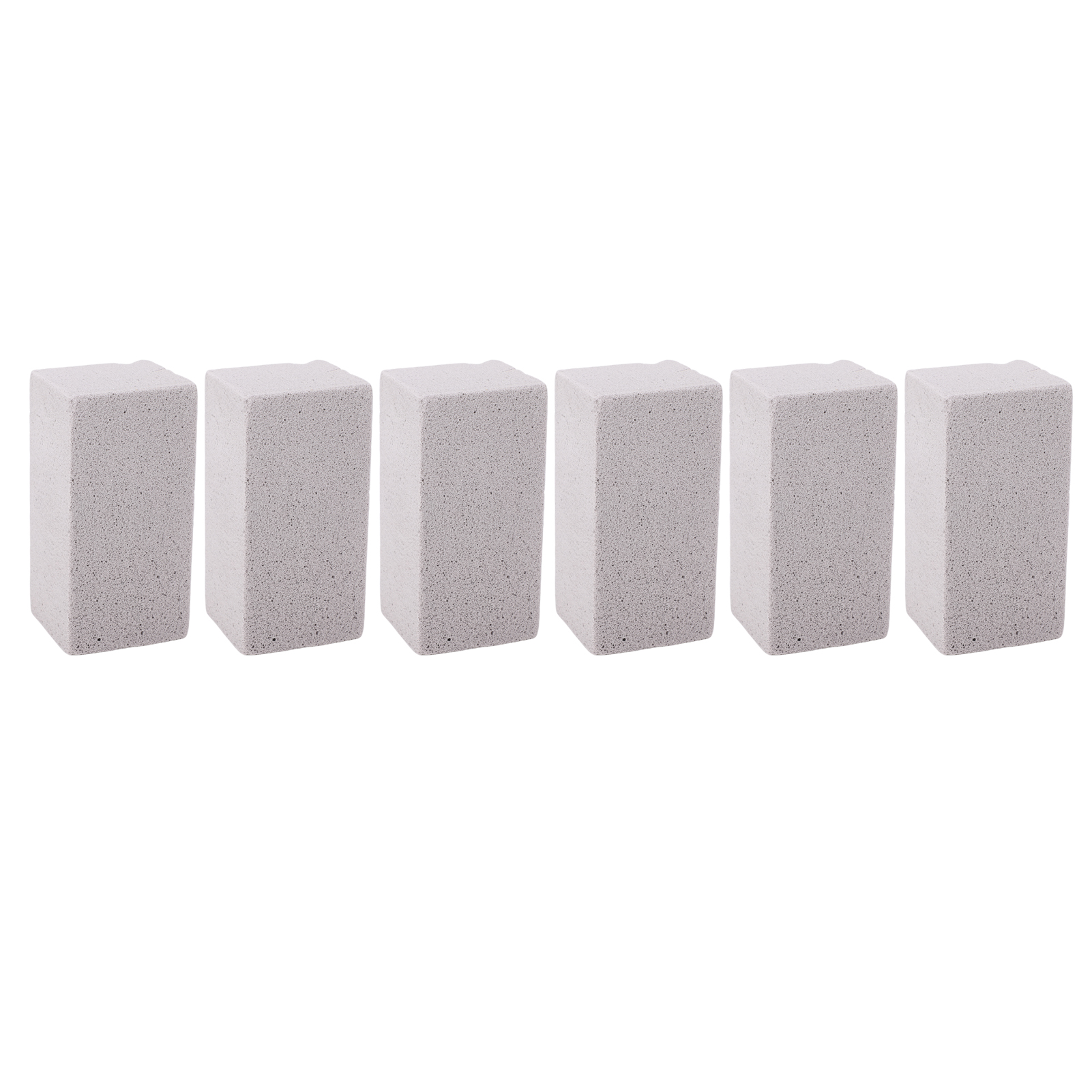 Set Mit 6 Pvc-bimssteinen Zur Reinigung Von Waschbecken, Toiletten, Badewannen Und Duschfliesen. Maße: 7,5 X 7,5 X 15 Cm.