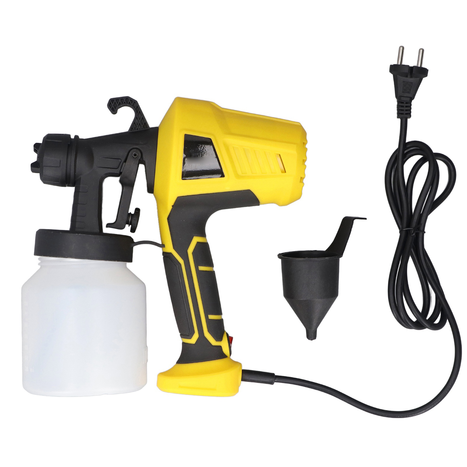 Elektrische Farbspritzpistole Mit Großem Fassungsvermögen (800 Ml), 500 W Leistung, Ideal Für Möbel, Schränke, Zäune, Wände Und Türen. Eu-stecker (220–240 V).
