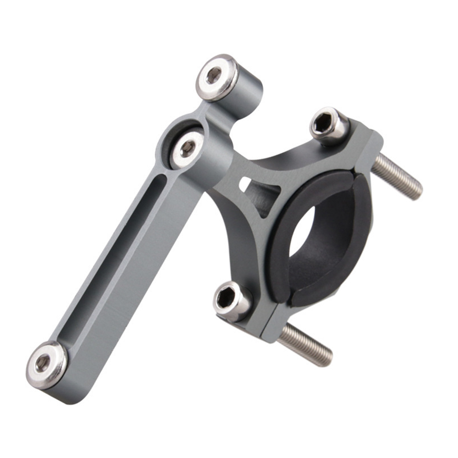 Flaschenhalteradapter Aus Aluminiumlegierung Für Fahrradlenker, 90° Drehbar, Einfach Zu Montieren, Titanfarben.