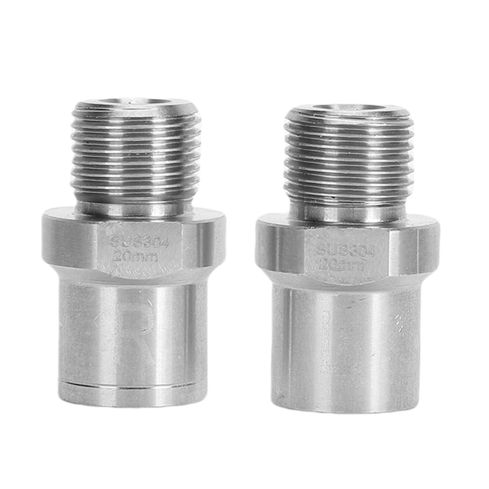Pedalverlängerungsadapter (2 Stück) Aus Aluminiumlegierung, 1/2 Zoll Auf 9/16 Zoll Adapter Für Fahrradkurbeln