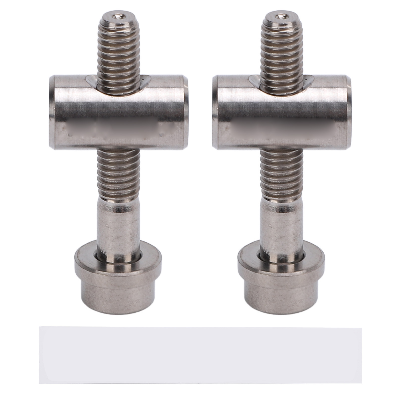Set Mit 2 M5x30 Mm Befestigungsschrauben Für Fahrradsattelstützen Aus Titanlegierung, Für Diy-ersatzteile, Silberfarben.