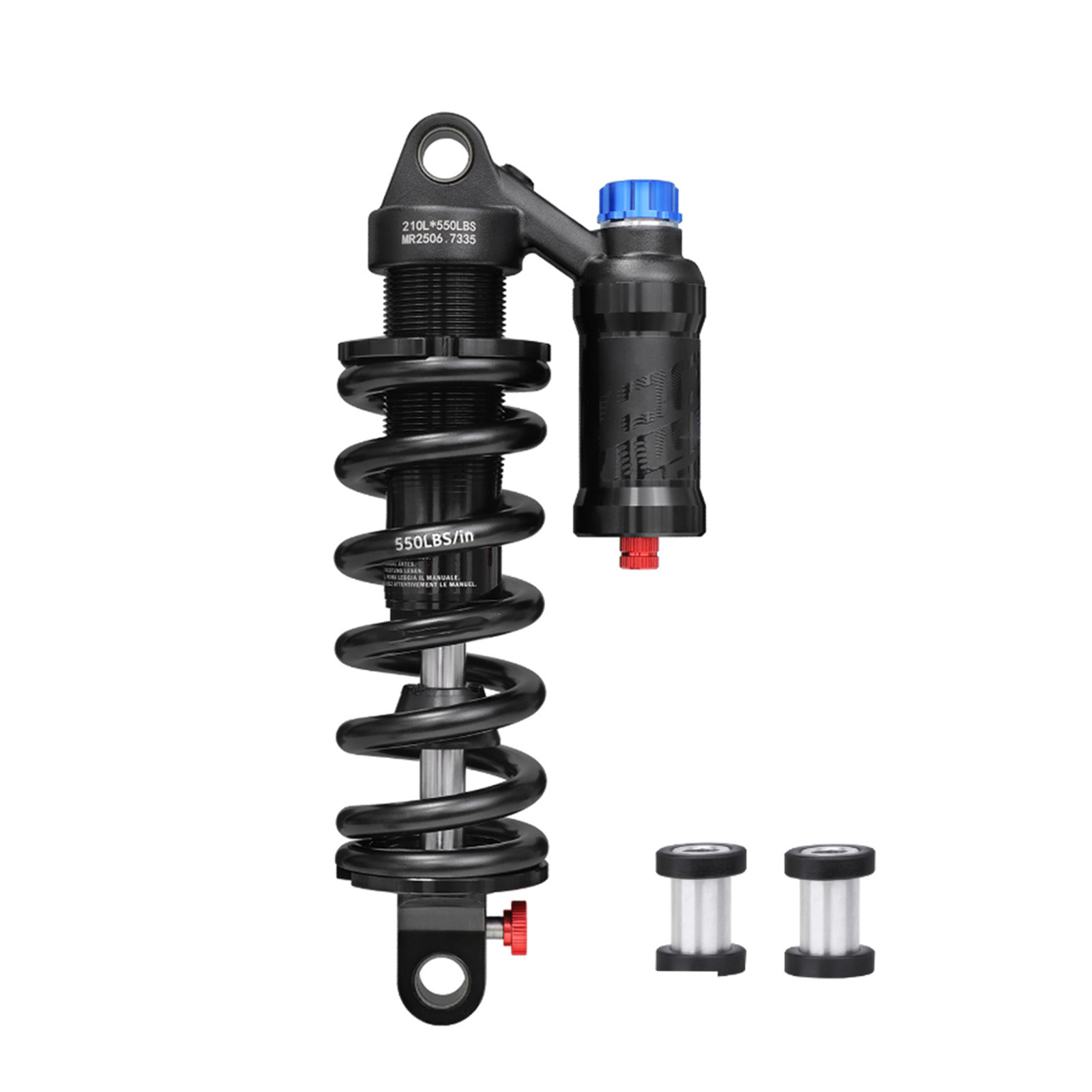Schraubenfeder-stoßdämpfer Mit Dämpfung Für Atvs, 550 Lb, Einstellbarer Druck 200-300 Psi, 210 Mm-550 Lb