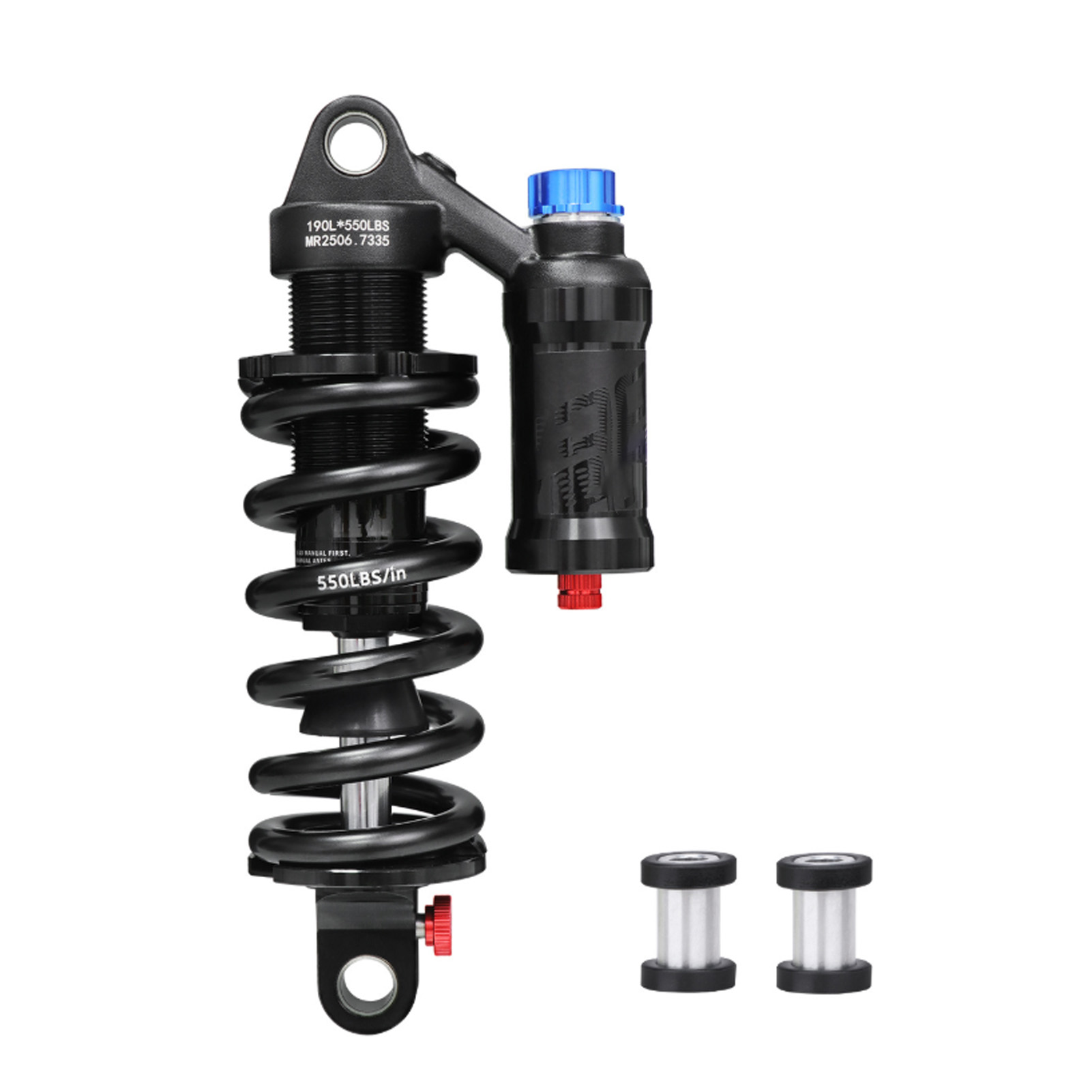 Schraubenfeder-stoßdämpfer Mit Dämpfung Für Atvs, 550 Lb, Einstellbarer Druck 200-300 Psi, 190 Mm-550 Lb