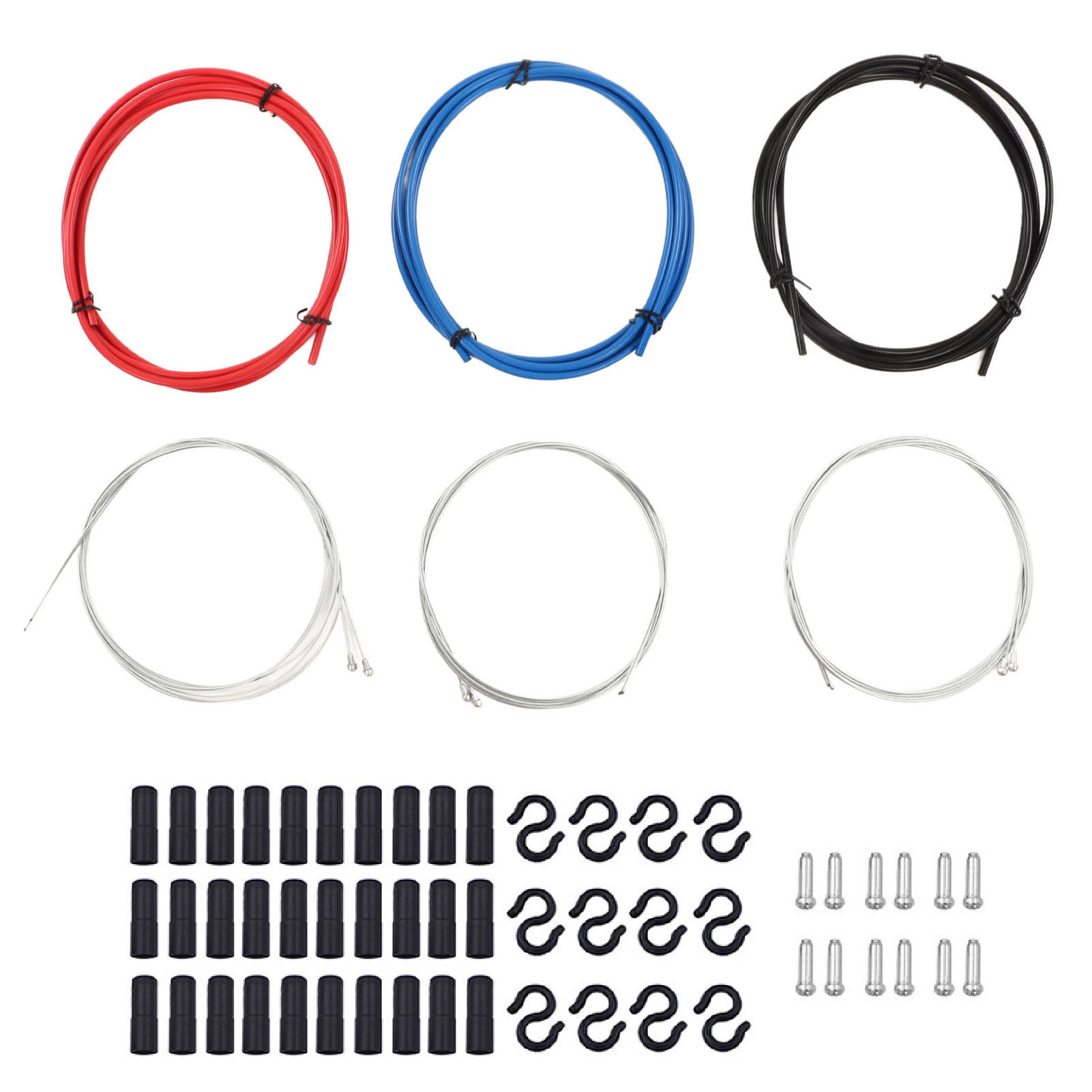 Komplettes Hydraulik-scheibenbremsleitungsset Für Fahrräder Mit Universellem Endanschluss Für Innenliegendes Kabel.
