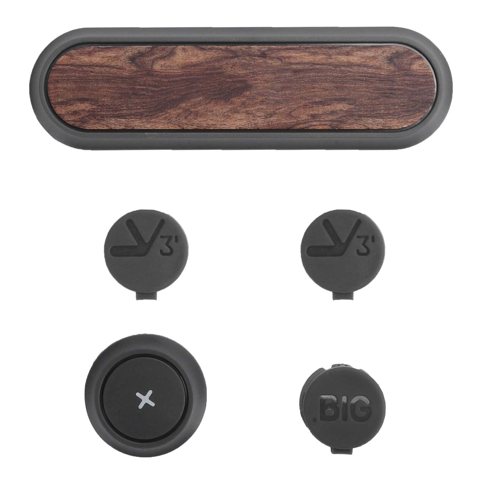 Magnetische Kabelclips, Multifunktionaler Kabelorganizer Für Büro, Zuhause, Auto, Walnussholzfarbe