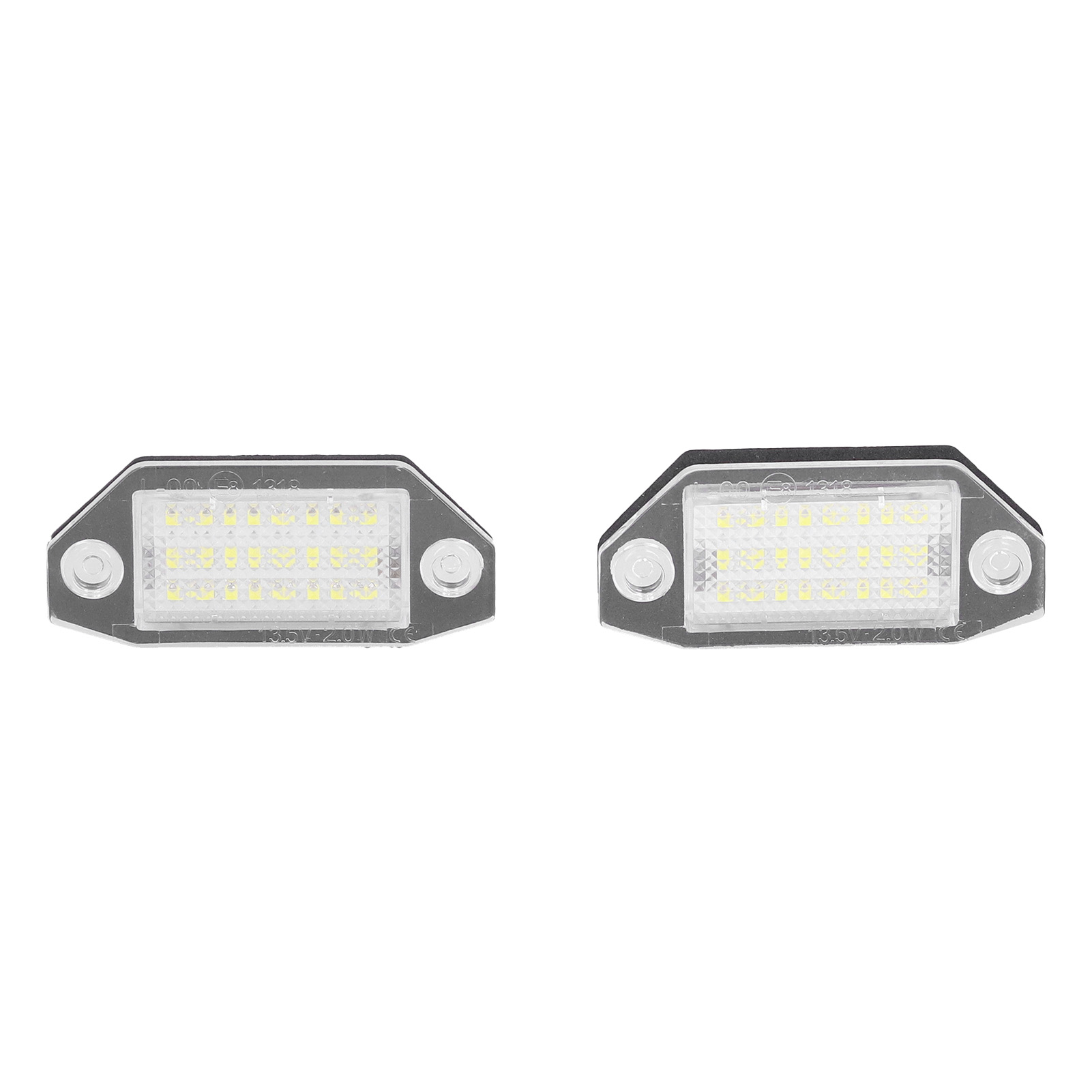 Weiße Led-kennzeichenbeleuchtung, 1224 V, Kunststoff, Einfache Installation (plug & Play), Kompatibel Mit Ford Focus C-max 2003–2018