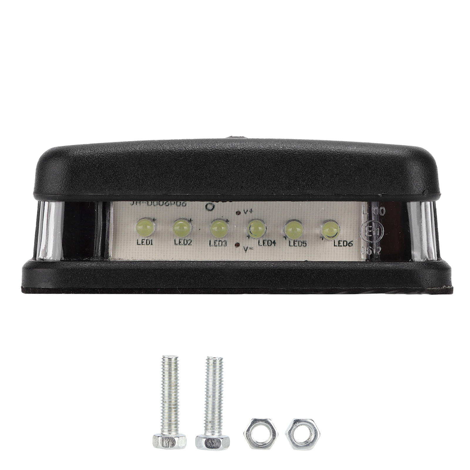 12v/24v 6-led-kennzeichenleuchte, Hochhelle, Wasserdichte Lampe Für Pkw, Lkw Und Wohnmobile