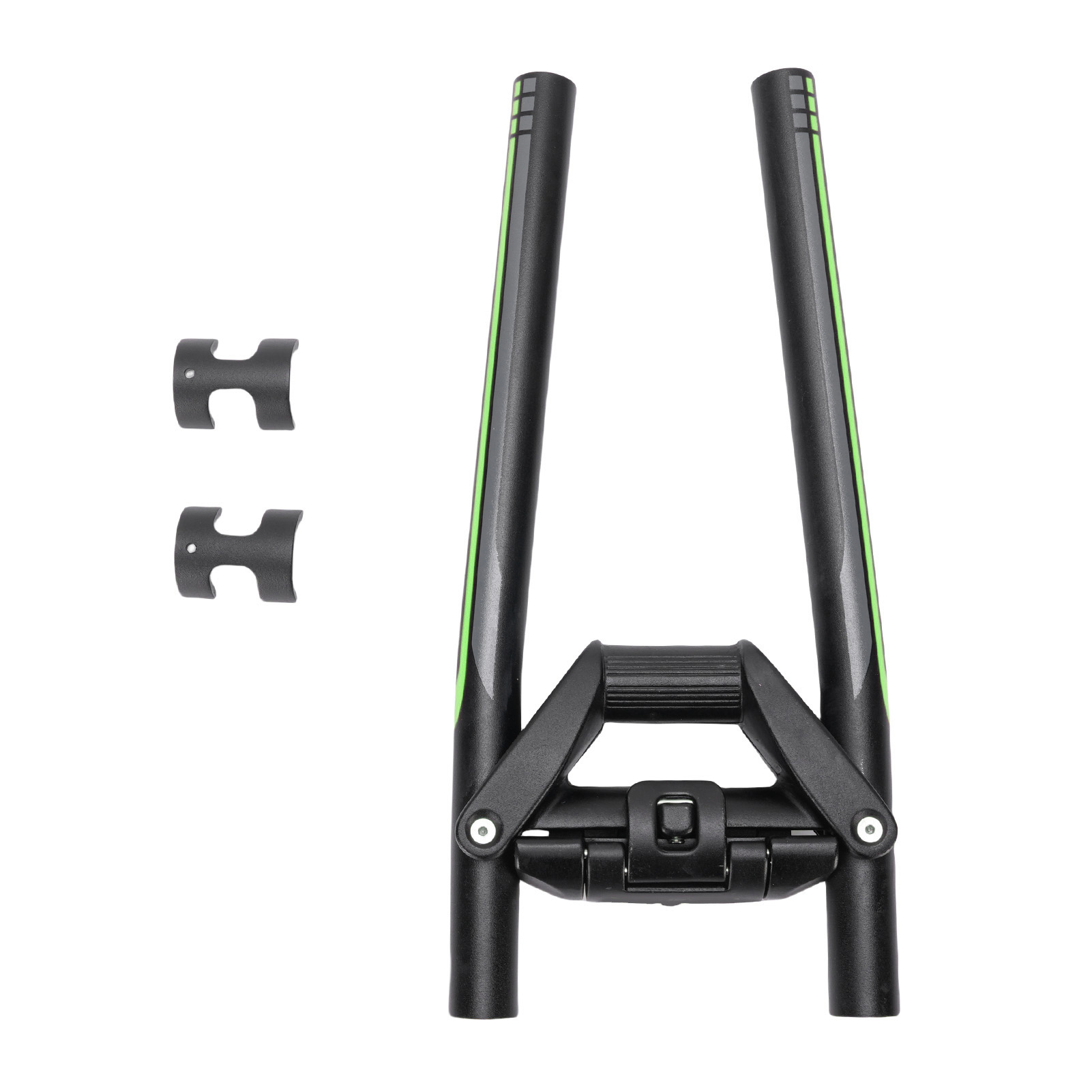Hochfester, Klappbarer Fahrradlenker Mit Schnellspannklemme, Ersatzteil Für 25,4/31,8 Mm Vorbau, Schwarz/grün