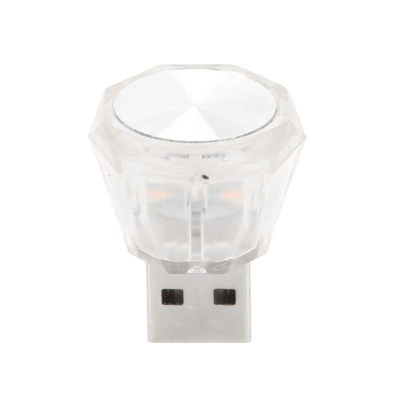 Set Mit 10 Mini-5v-usb-led-lampen Für Die Innenbeleuchtung In Auto, Wohnung Oder Büro, Eisblaues Licht.