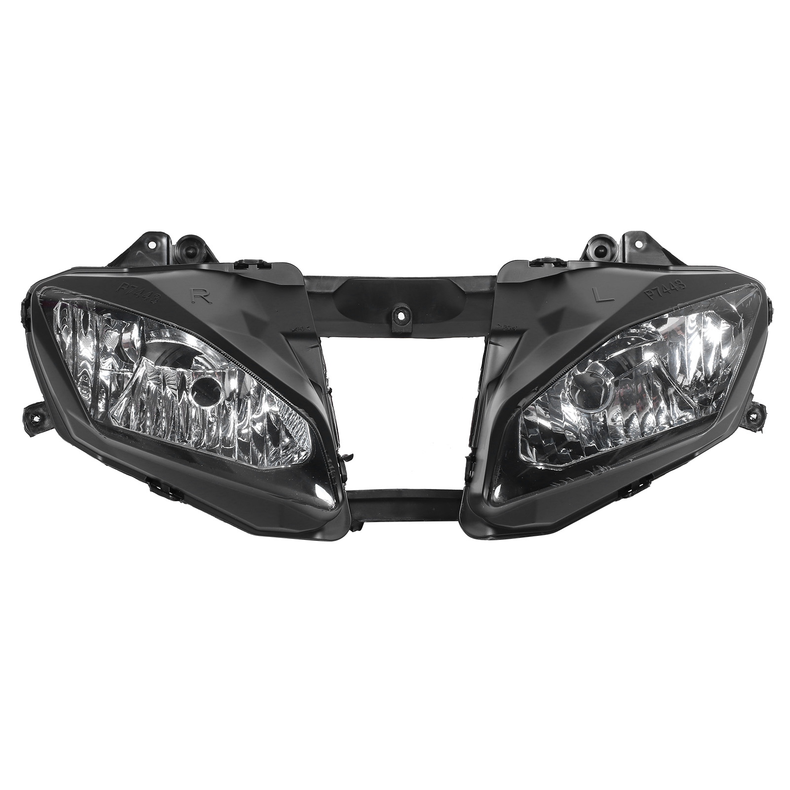 Motorradscheinwerfergehäuse Mit Klarglas, Kompatibel Mit Yamaha Yzf 600 R6 2008-2013