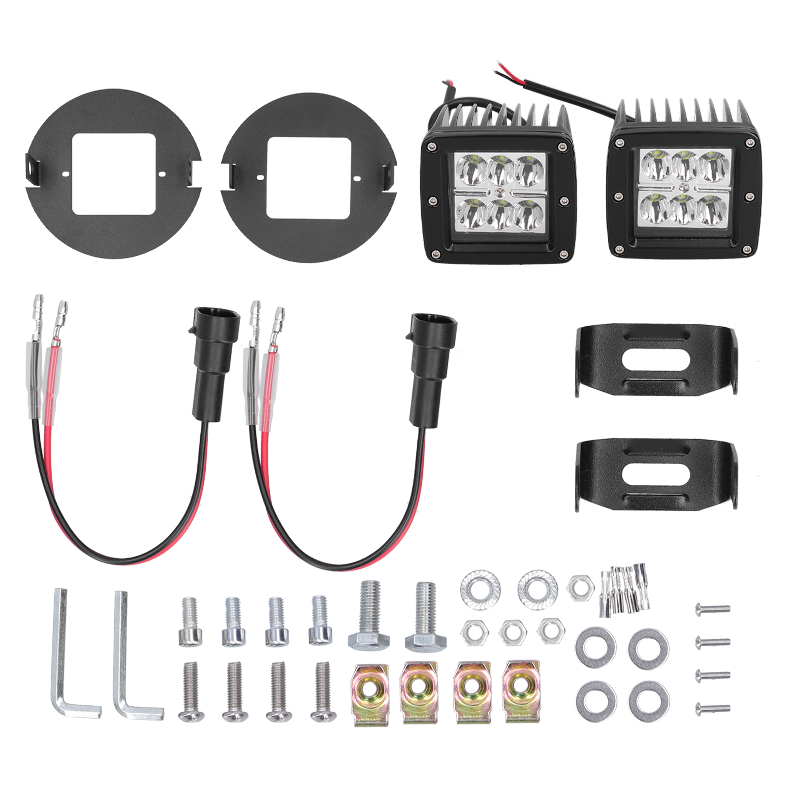 Montagehalterungen Und Adapter Für Nebelscheinwerfer Mit 2 Led-nebelscheinwerfern, Kompatibel Mit Tundra/tacoma/sequoia/solara