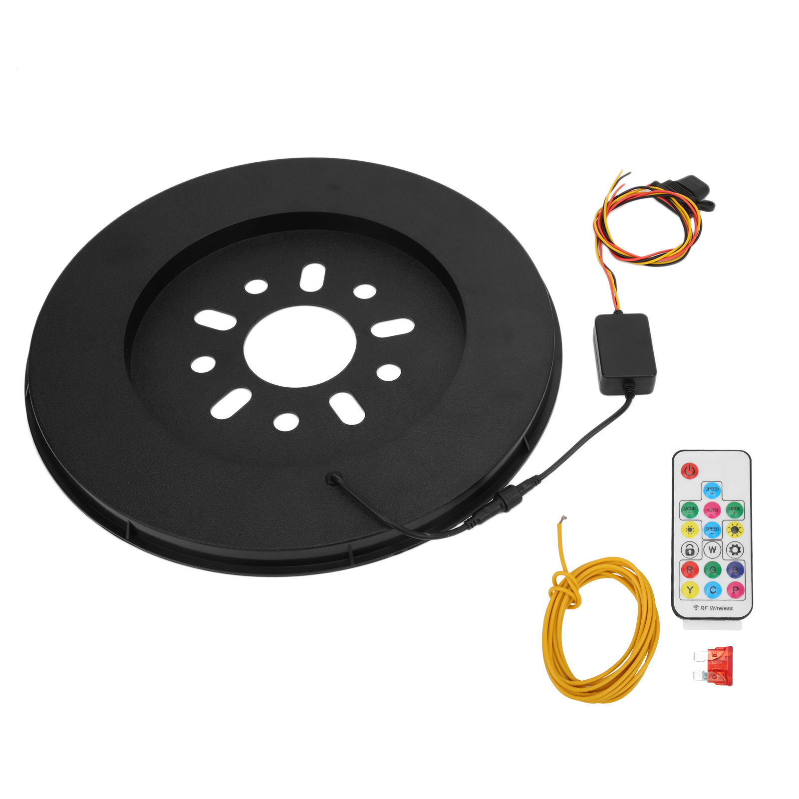 Leichtes, Mehrfarbig Beleuchtetes Rgb-ersatzrad Mit Fernbedienung, Universeller Ersatz Für Wrangler