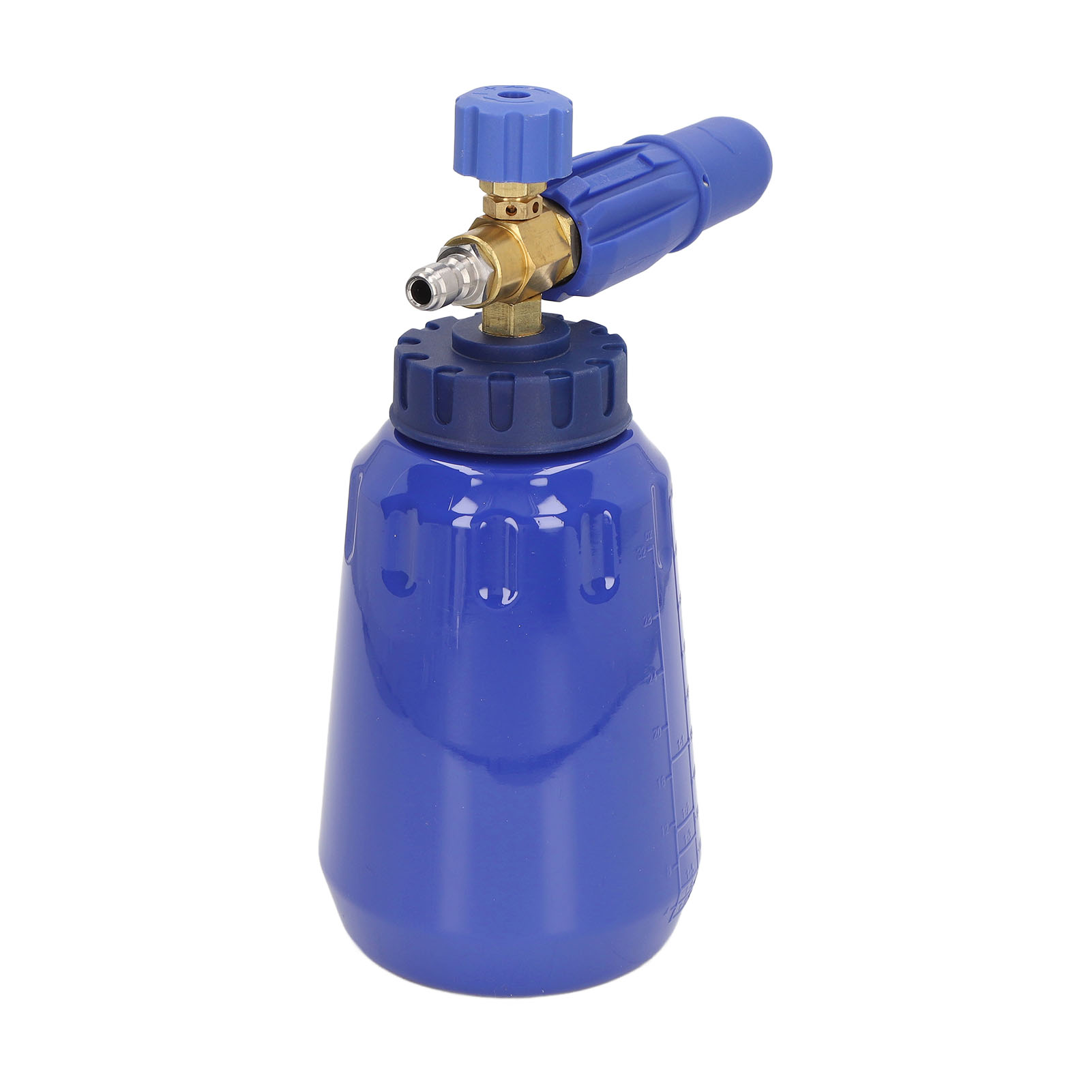 1-liter-schaumgenerator (4000 Psi), Einstellbares Hochdrucksprühgerät, Reinigungsspray, 1/4"-npt-schnellanschluss, Blau