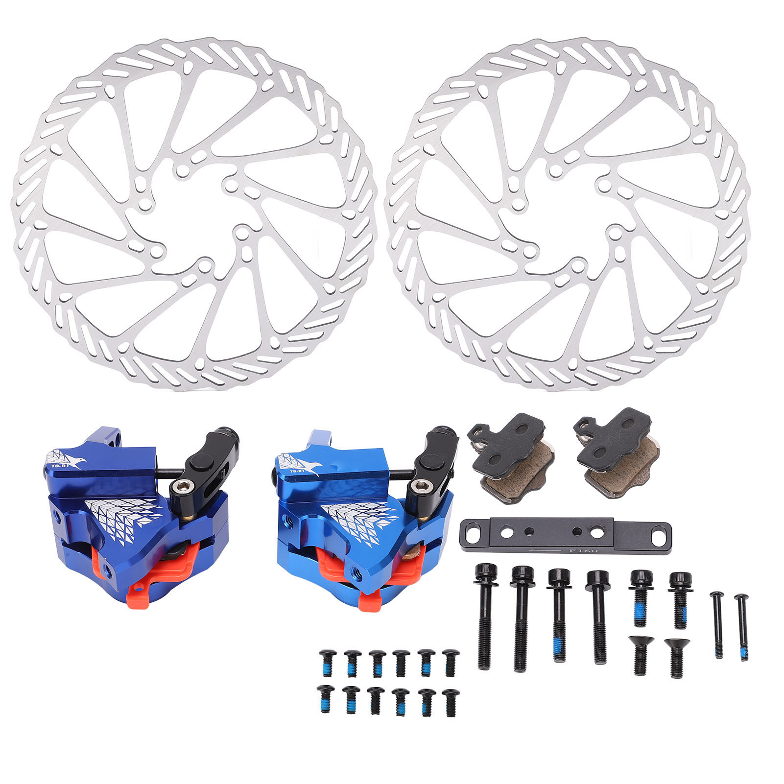 Professioneller, Cnc-gefräster Scheibenbremsensatz Aus Aluminiumlegierung, Feinfühlig, Für Rennräder Und Mountainbikes.