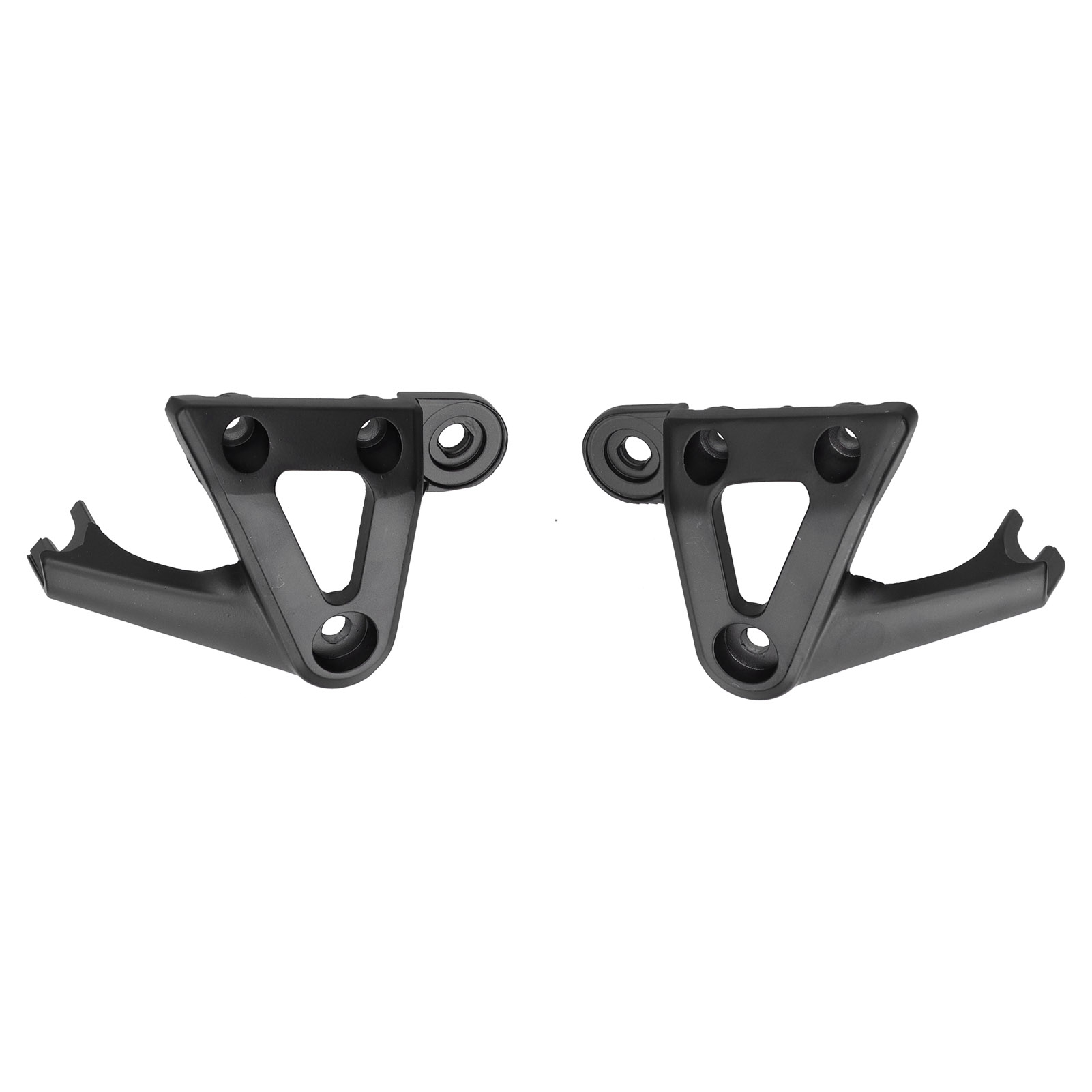 Paar Scheinwerferhalterungen Kompatibel Mit Honda Hornet 900, Cb900, 919 Und Cb400 Vtec 1, 2, 3 Und 4 (schwarz)