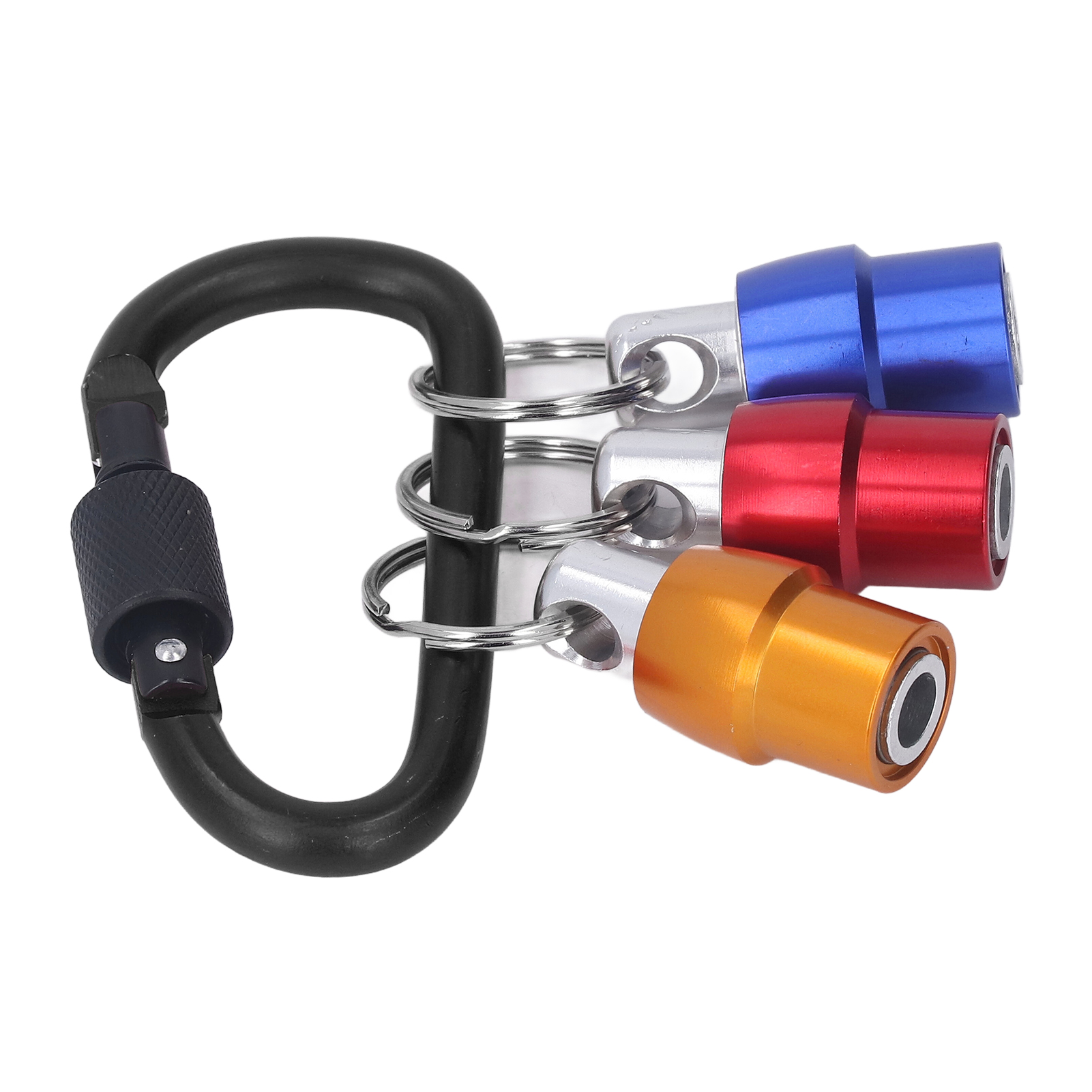 Sechskant-schraubendreher-bithalter, 3 Farben, Schnellwechselsystem, 1/4"-bohrerhalter, Schwarz