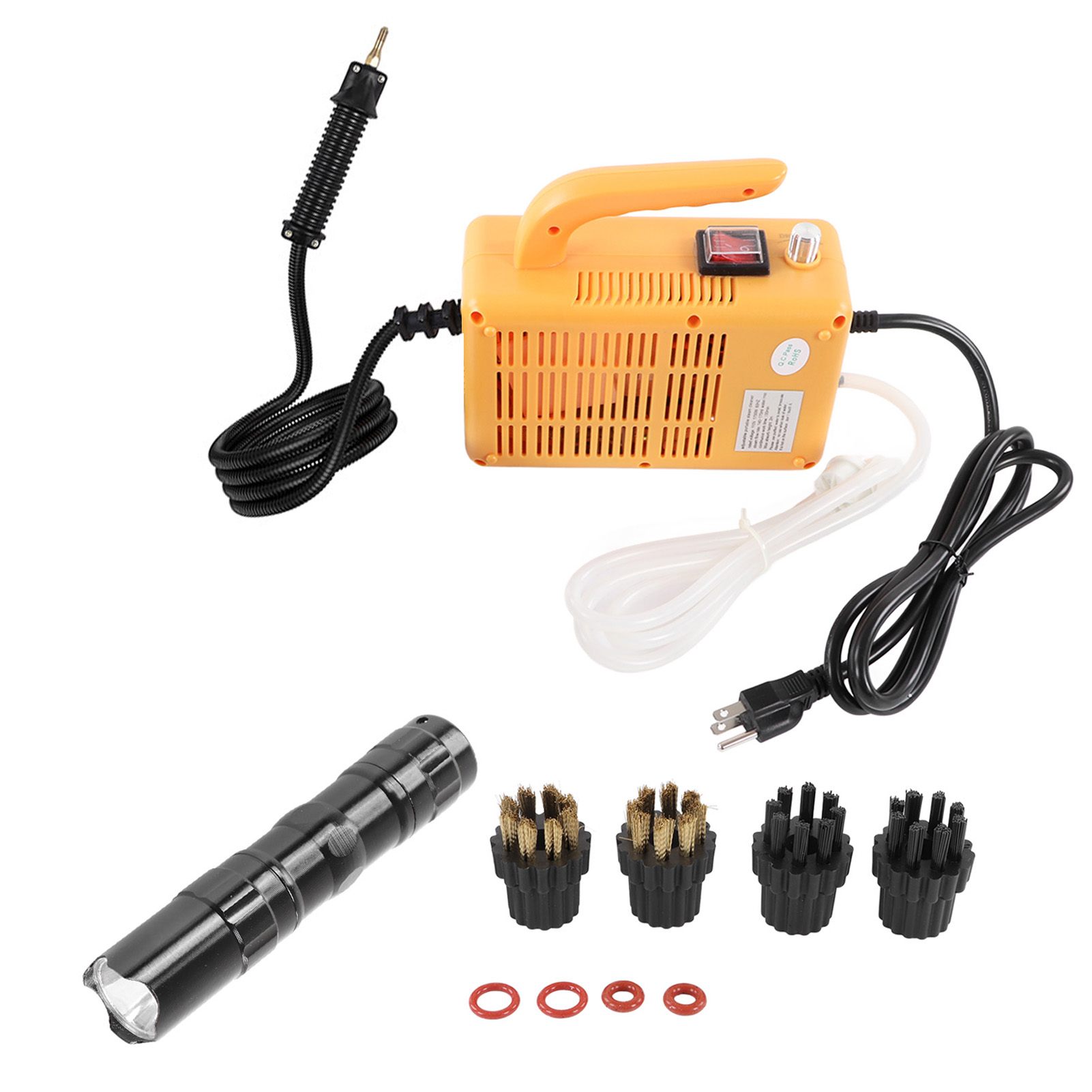 1700-w-hochdruckdampfreiniger Mit Taschenlampe Und Verlängerungsrohr, Tragbarer Dampfreiniger, 110-v-us-stecker
