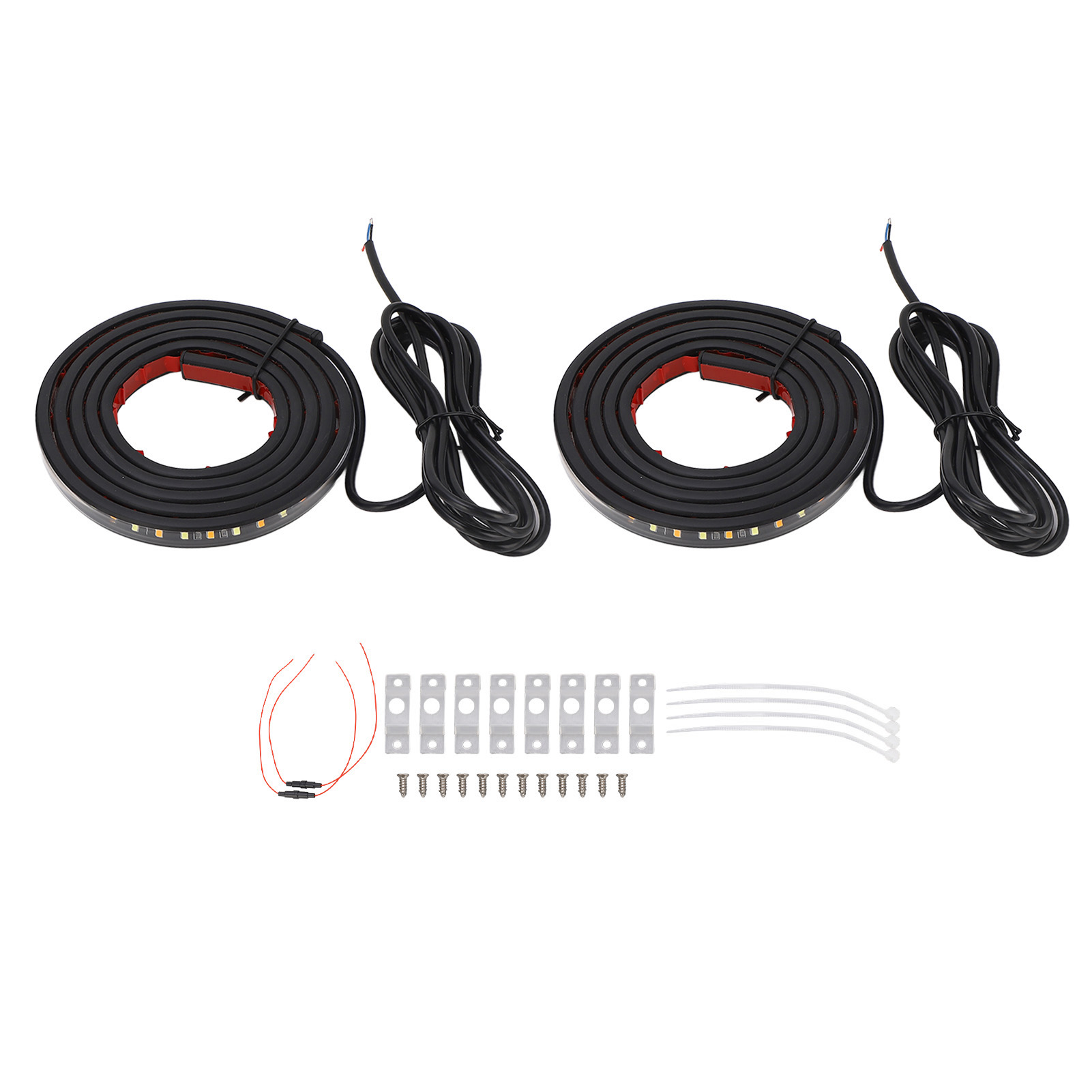 Set Mit 2 Led-trittbrettern, 800 Lm, Bernsteinweiß, 12 V Bis 24 V, Für Pickups, Suvs Und Quads