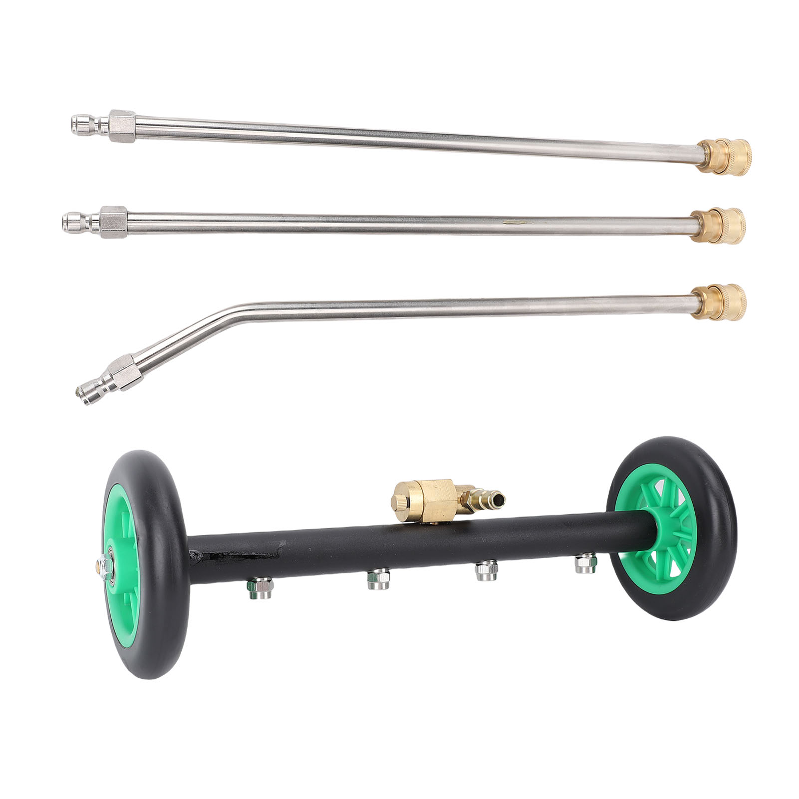 17,7-zoll-unterbodenreinigungsset, 2,5 Gpm, 4000 Psi, Multifunktionaler Hochdruckreiniger Mit Verstellbarem Winkel