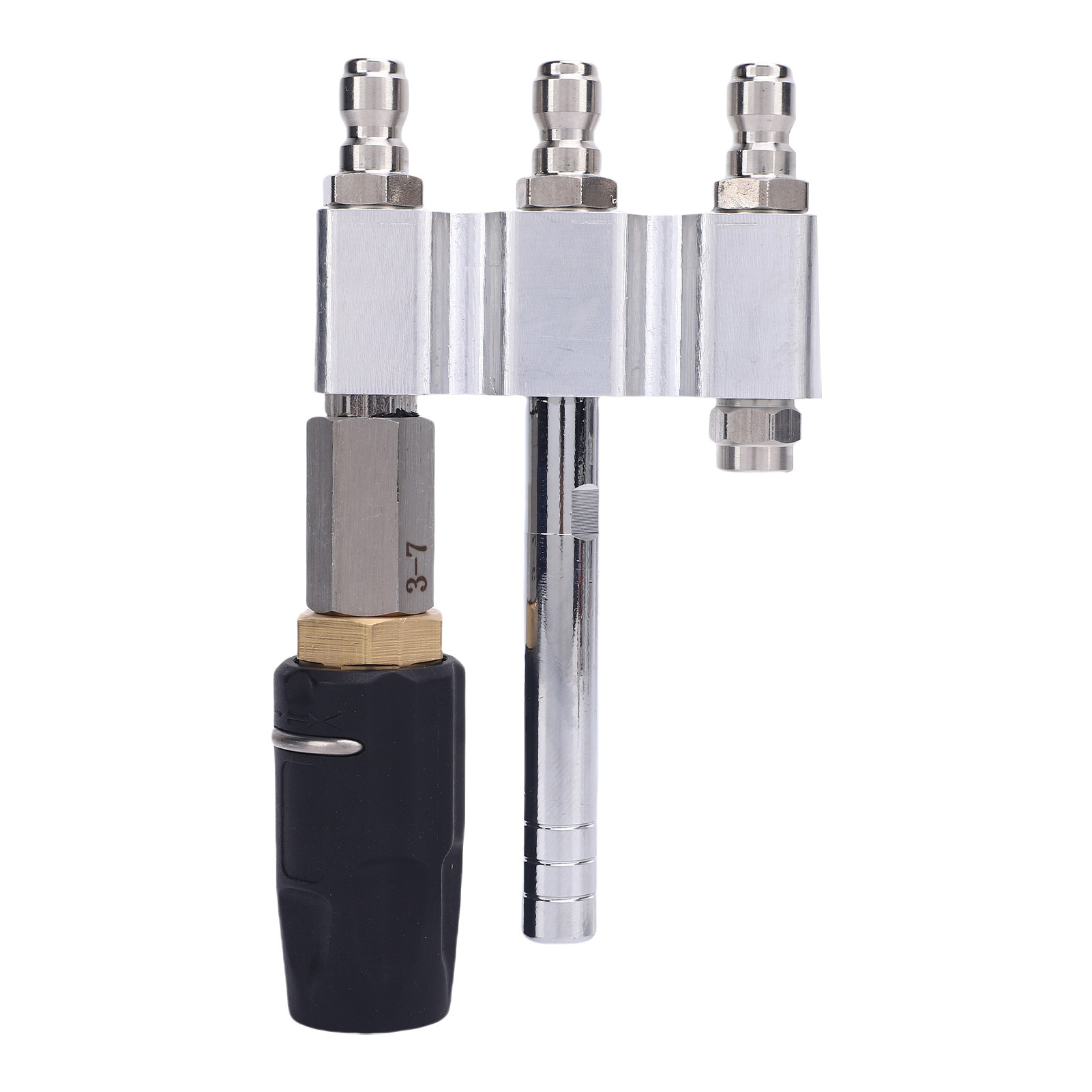 Verstellbares, Nachgeschaltetes Softwash-düsenset, 3-in-1, 1-1/4"-seifendüse Mit Langer Reichweite, 0-60°-sprühwinkel Für Hochdruckreiniger Mit 3-7 Gpm