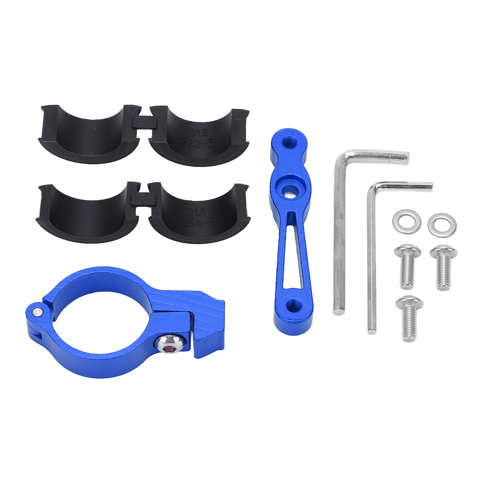 Fahrrad-flaschenhalteradapter, Aus Aluminiumlegierung, Sattelstützenbefestigung, Blau