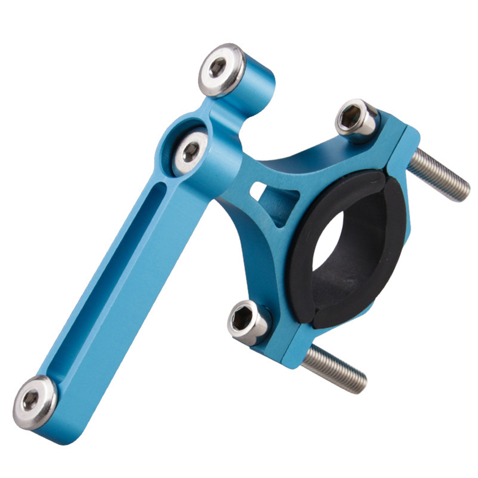 Flaschenhalteradapter Aus Aluminiumlegierung Für Fahrradlenker, 90° Drehbar, Einfach Zu Montieren, Blau