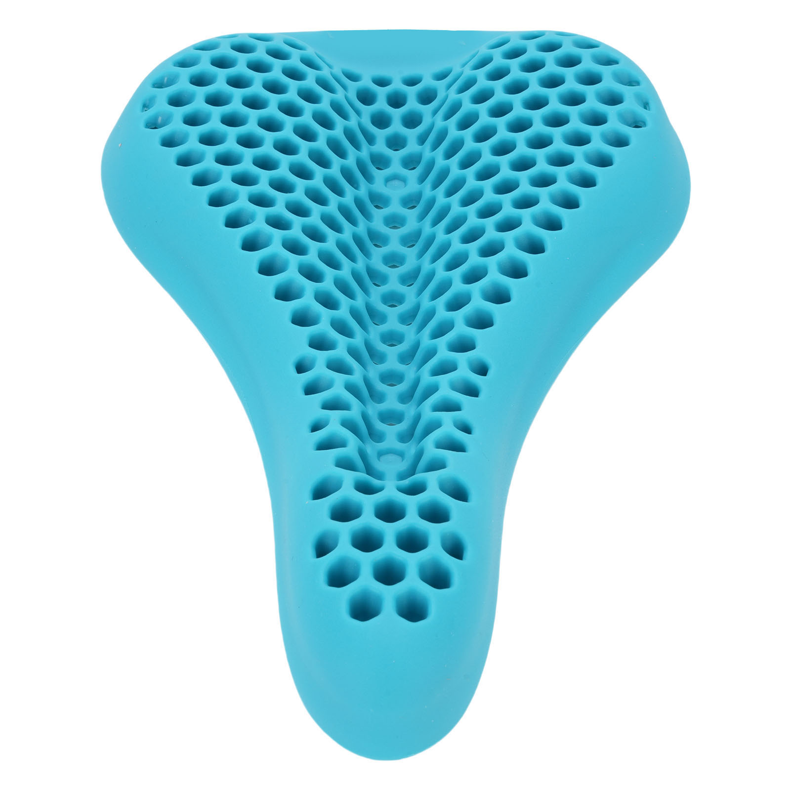 Ergonomischer Fahrradsattelbezug Aus Rutschfestem Und Wasserdichtem Waben-silikon, Blau, Für Mountainbikes Und Rennräder.