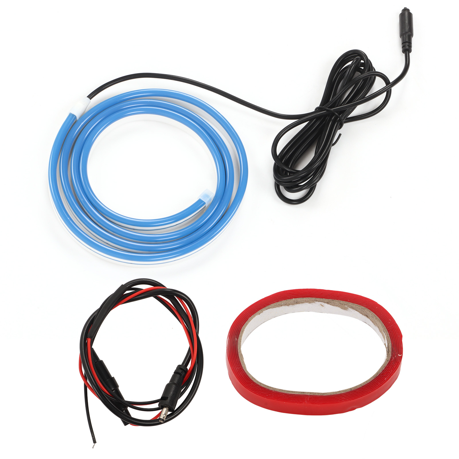 12v Blauer Flexibler Led-lichtstreifen Für Den Außenbereich, Z. B. Für Motorhauben, 1,2 M Lang, Ip67 Wasserdicht, Für Pkw, Suvs Und Lkw.