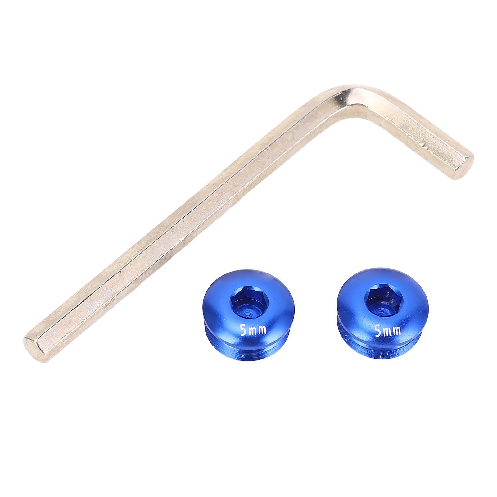 Schraubenabdeckung Für Fahrradpedale Aus Aluminiumlegierung, M14-gewinde, 5 Mm, Blau, Für Mountainbikes