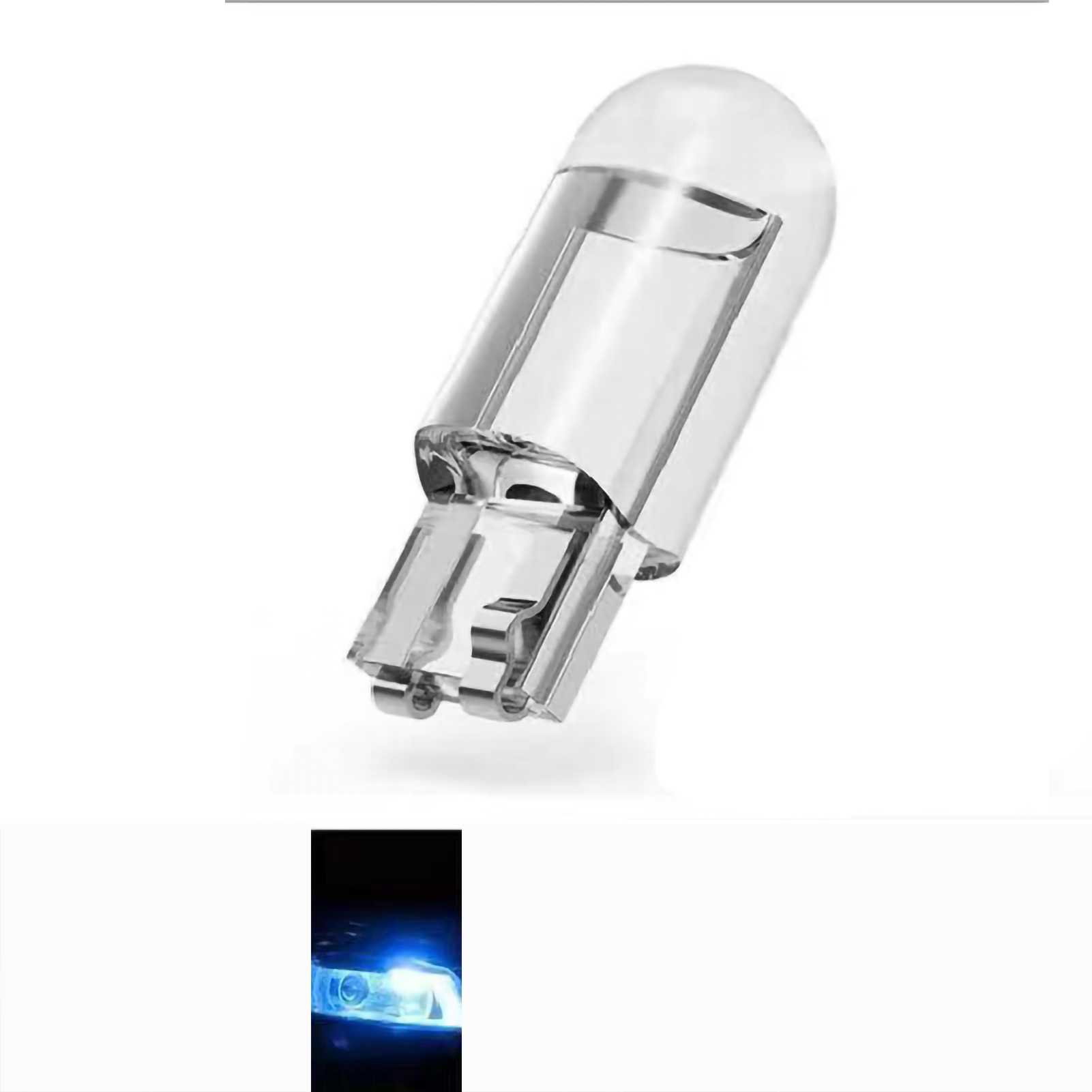 Led-seitenmarkierungsleuchte, Wasserdichte Pvc-kennzeichenleuchte Für Anhänger, Lkw, Wohnmobil, Pkw, Bus, Transporter, Gletscherblau, 12 V Gleichstrom