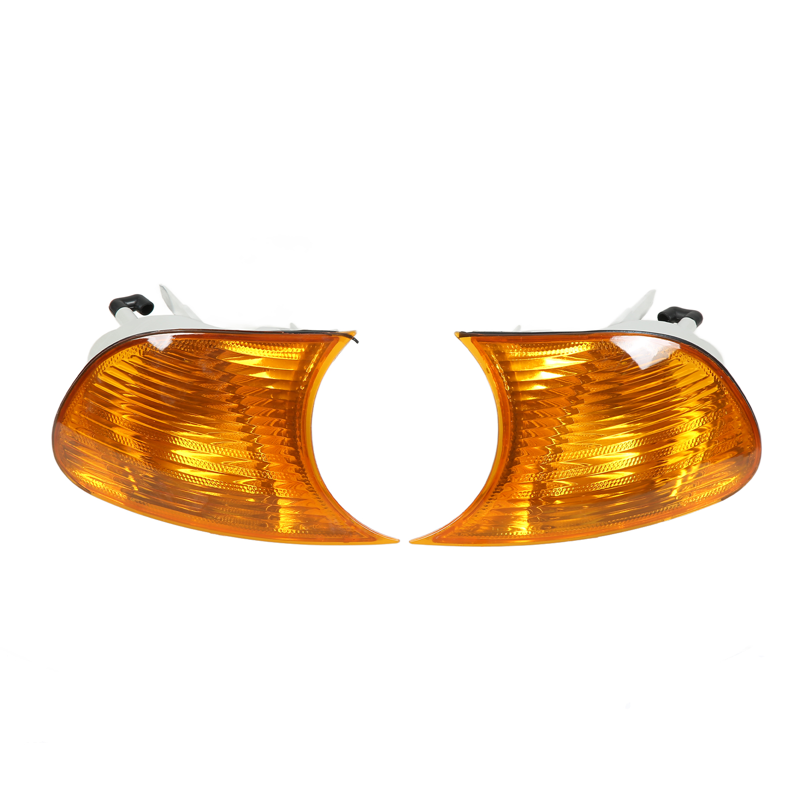 Blinker Vorne Links Und Rechts Mit Klaren Gläsern Für Bmw 3er E46 Coupé (1998-2001), Farbe: Bernstein, Teilenummern: 63126904299 Und 63126904300