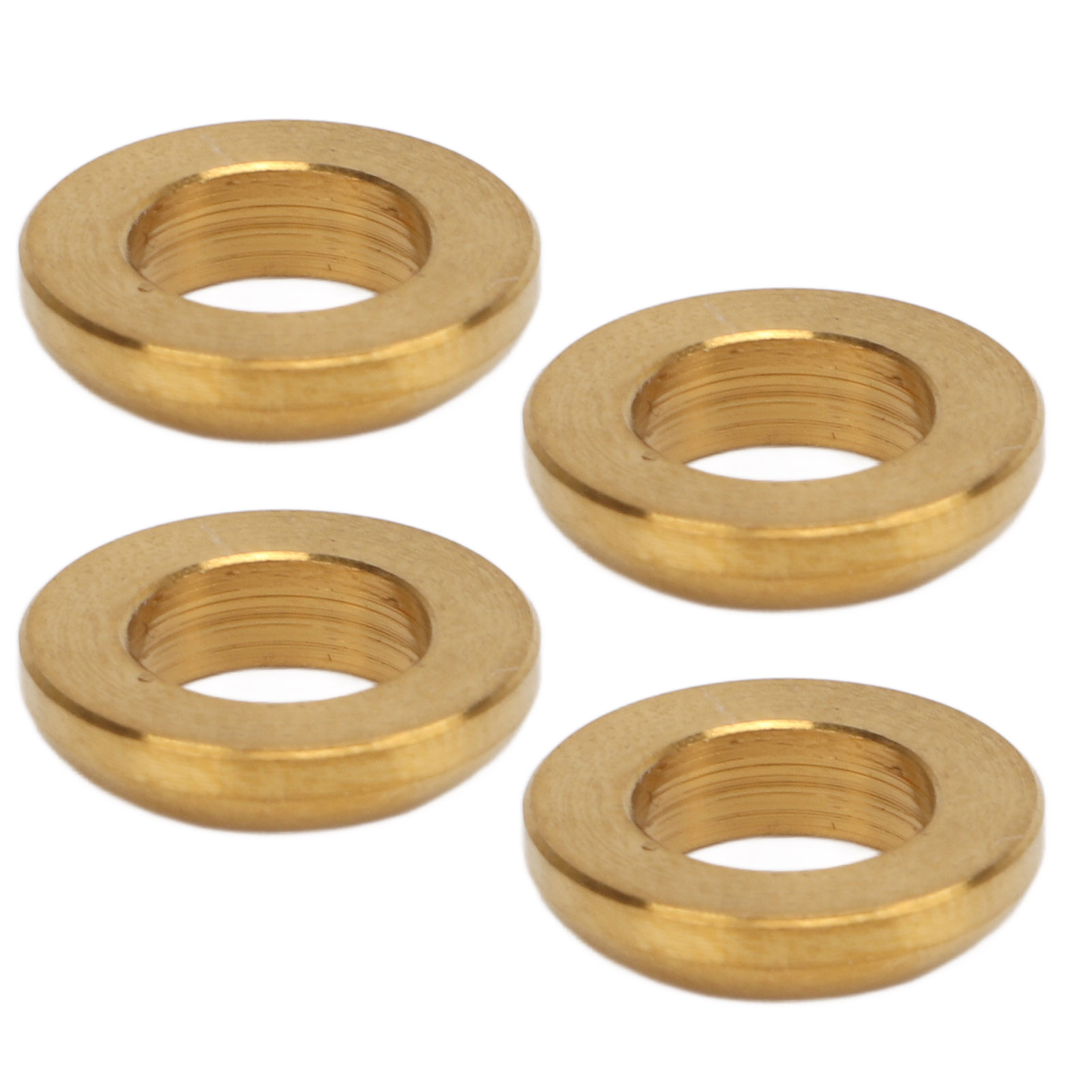 Set Mit 4 Hochkorrosionsbeständigen Fahrraddichtungen, Rostfrei, Kompakt Und Leicht, Konvexe Unterlegscheiben, Goldfarben.