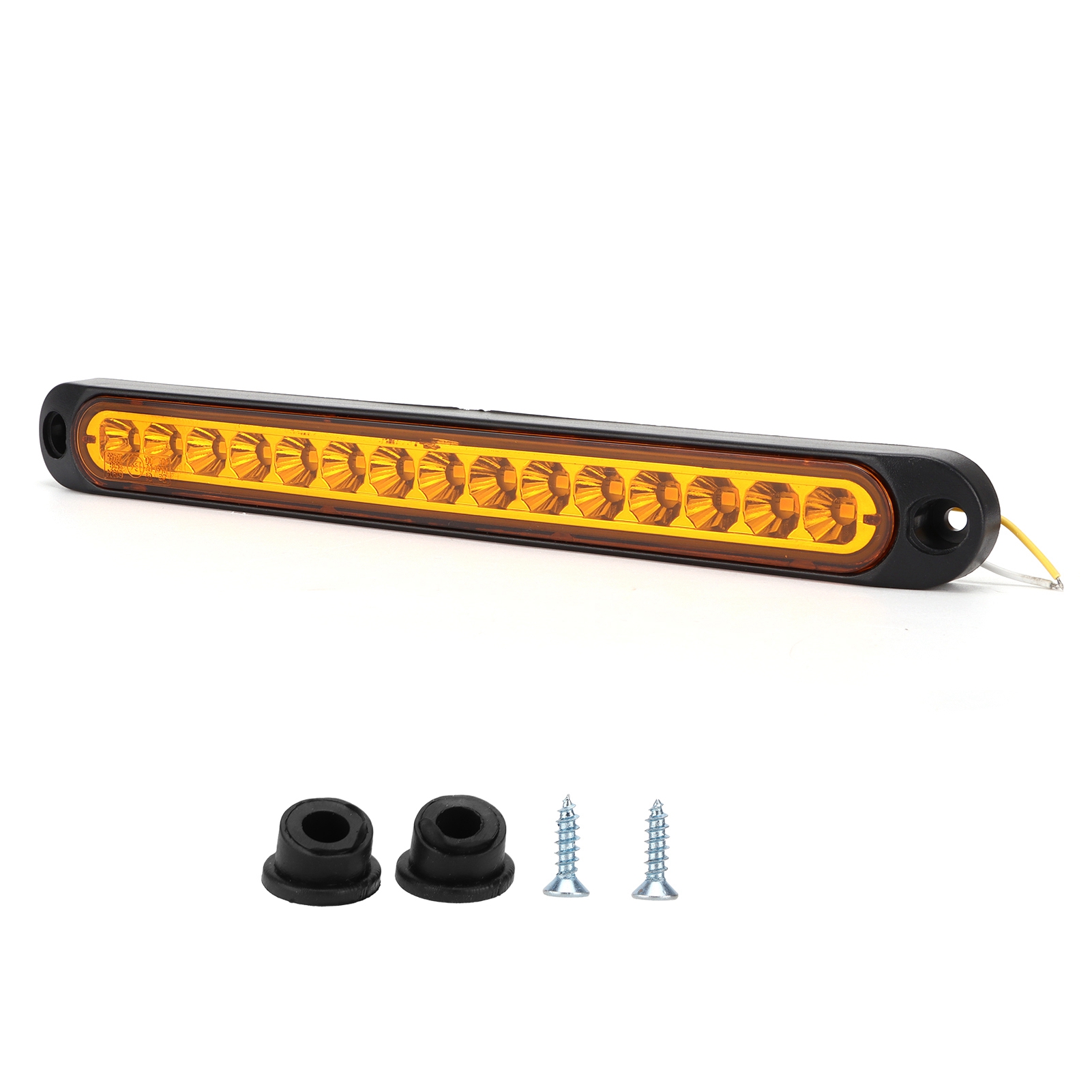 Blinkendes Rücklicht Mit 15 Leds, 10–30 V, Wasserdicht (ip67), Für Lkw, Sattelauflieger, Boote Und Anhänger, Bernsteinfarben