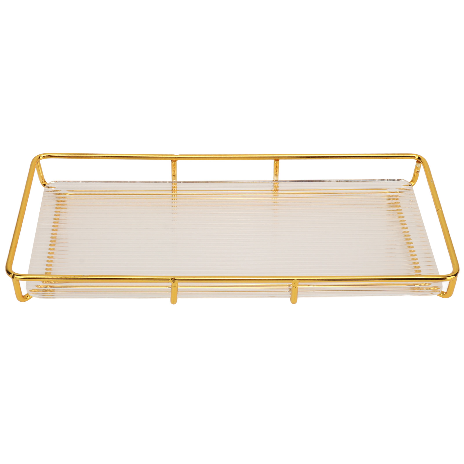 Badezimmerablage Aus Edelstahl Und Acryl, Modernes Und Minimalistisches Design, Platzsparend, Ablagefläche Für Kosmetikartikel Und Andere Toilettenartikel, Goldfarben, Einstufig, Kleine Größe