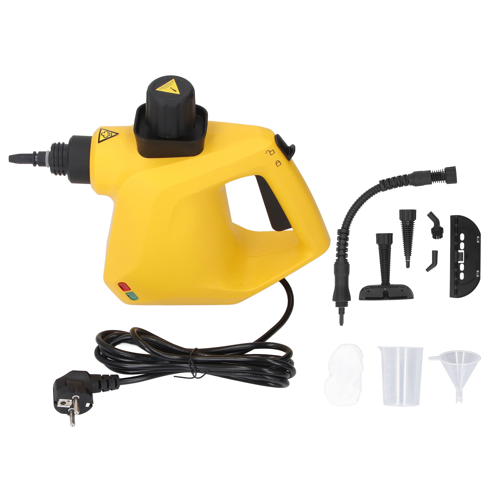 Tragbarer 1000-w-dampfreiniger, Multifunktional, Hoher Druck Und Hohe Temperatur, Für Haushalt, Möbel, Kleidung, Sofa Und Auto. Gelb. Eu-stecker 220–240 V.