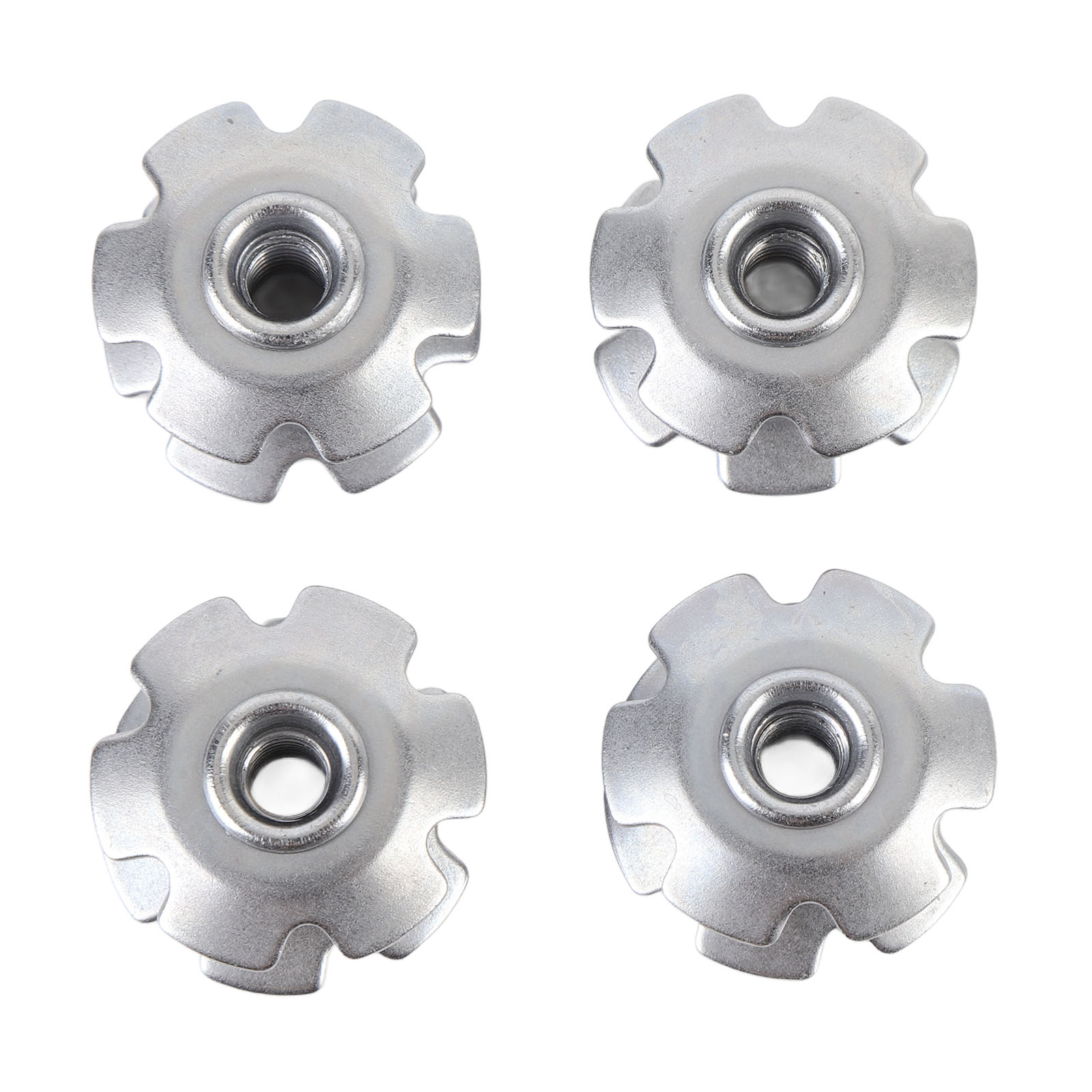 4 Stahl-sternmuttern 28,6 Mm Für Fahrradgabeln, Effektive Sicherung.