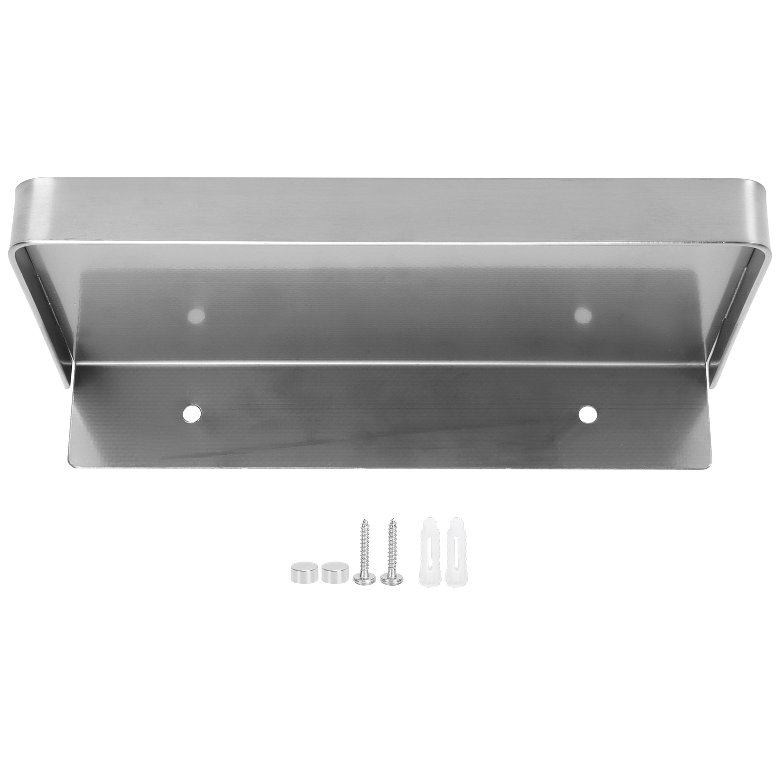 Wandmontierter Handyhalter Fürs Badezimmer, Dicke Ablagefläche, Wc-zubehör, 185 X 90 Mm, Gebürstete Oberfläche