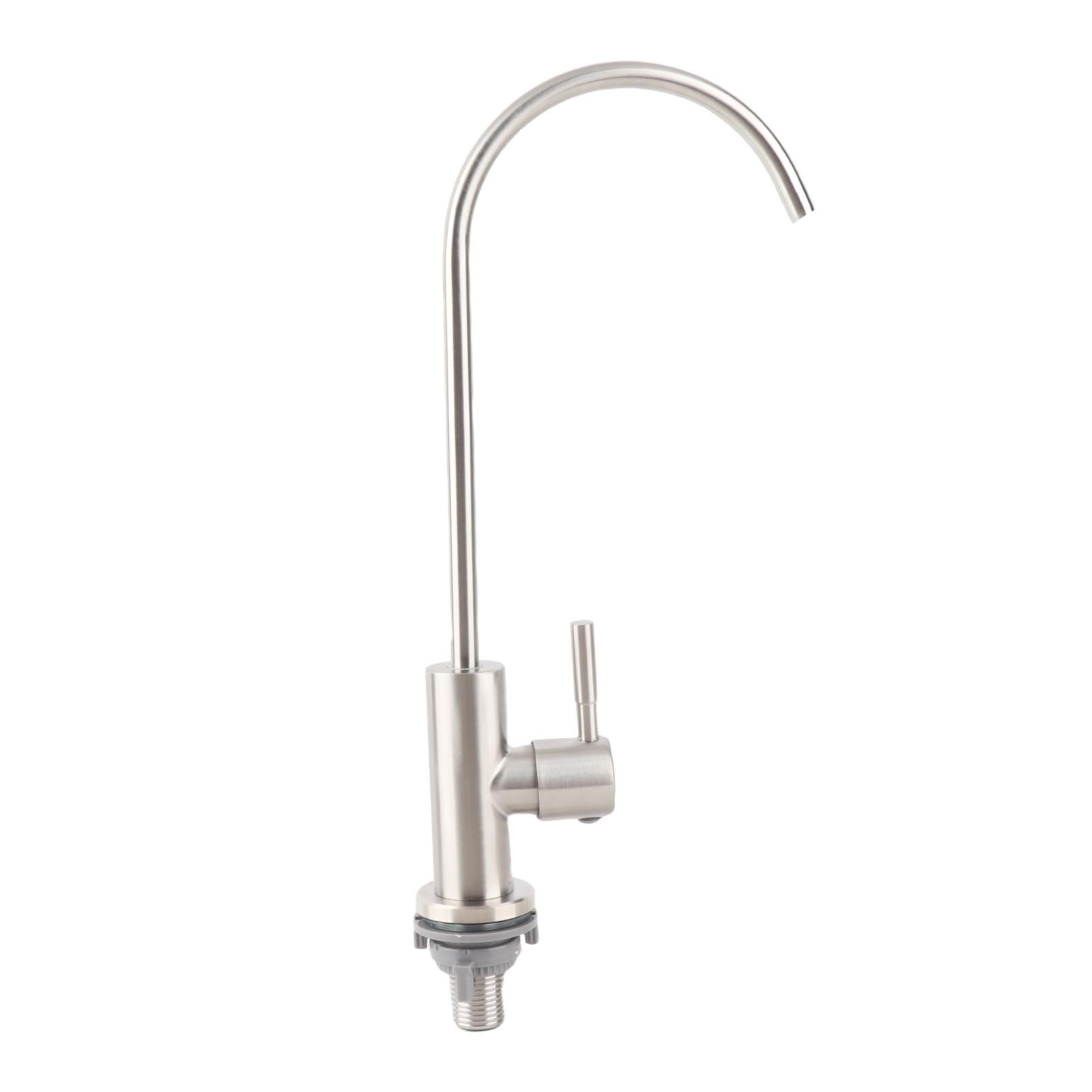G1/2 Edelstahl 304 Wasserfilterarmatur, 360° Drehbar, Dicker Wasserfilter Für Küche Und Wohnzimmer