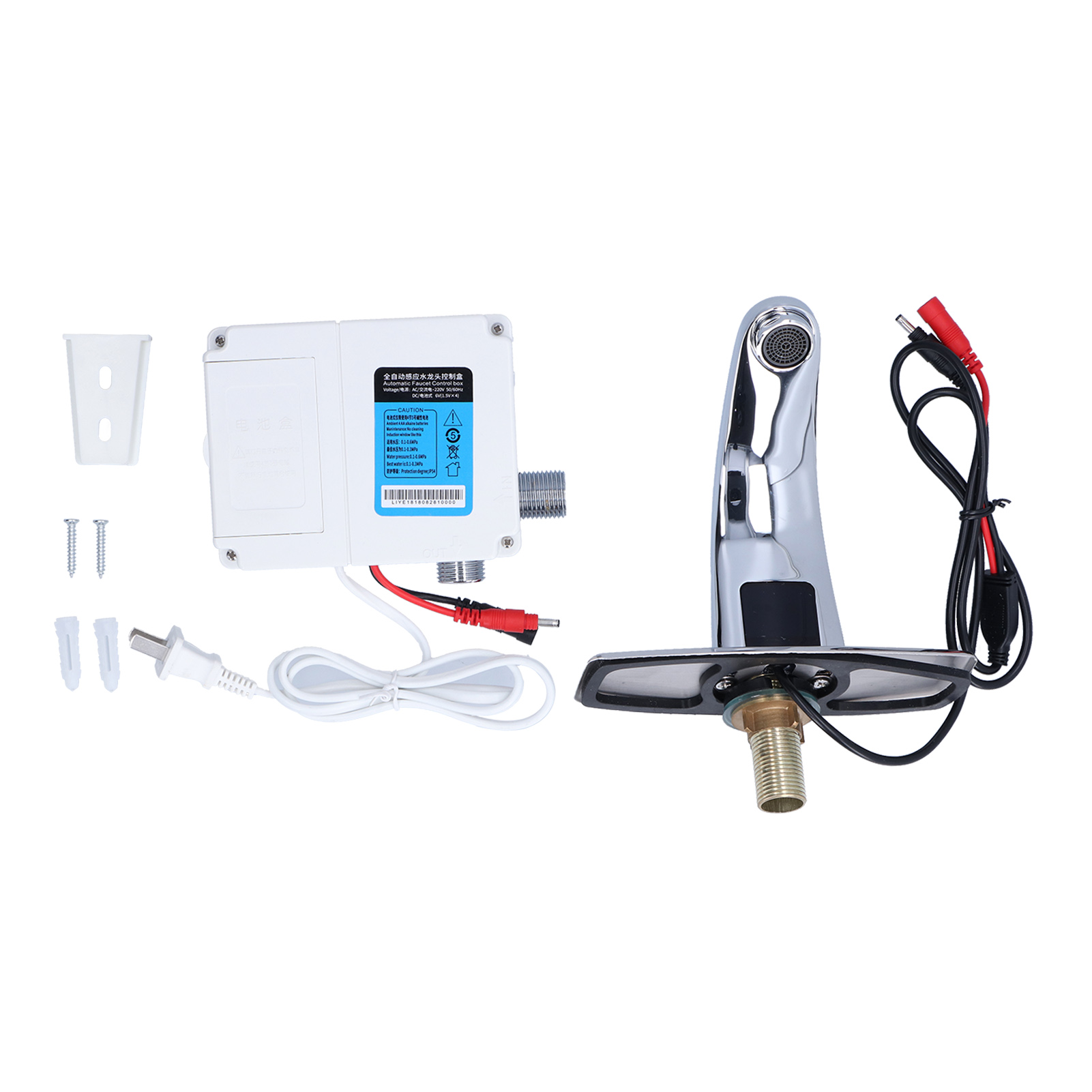 G1/2 Sensorarmatur, Berührungslose Infrarot-messingarmatur, Automatische Wasserarmatur Für Badezimmer