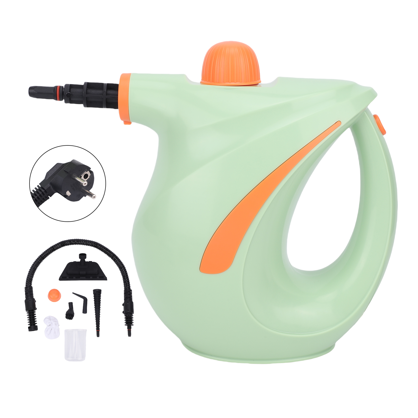 Tragbarer 1200-w-dampfreiniger Mit 700-ml-wassertank. Hochtemperatur-dampfreinigungsgerät Für Haushalt, Möbel, Küche Und Auto. Europäischer Stecker.