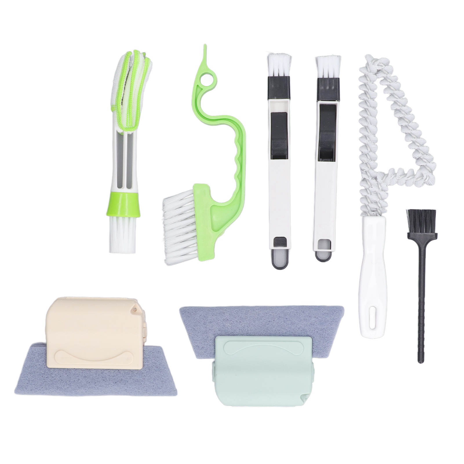 Set Mit 8 Reinigungsbürsten Für Rillen, Jalousien Und Haushaltsgeräte, Zur Reinigung Von Ecken Und Ritzen In Küche Und Bad.