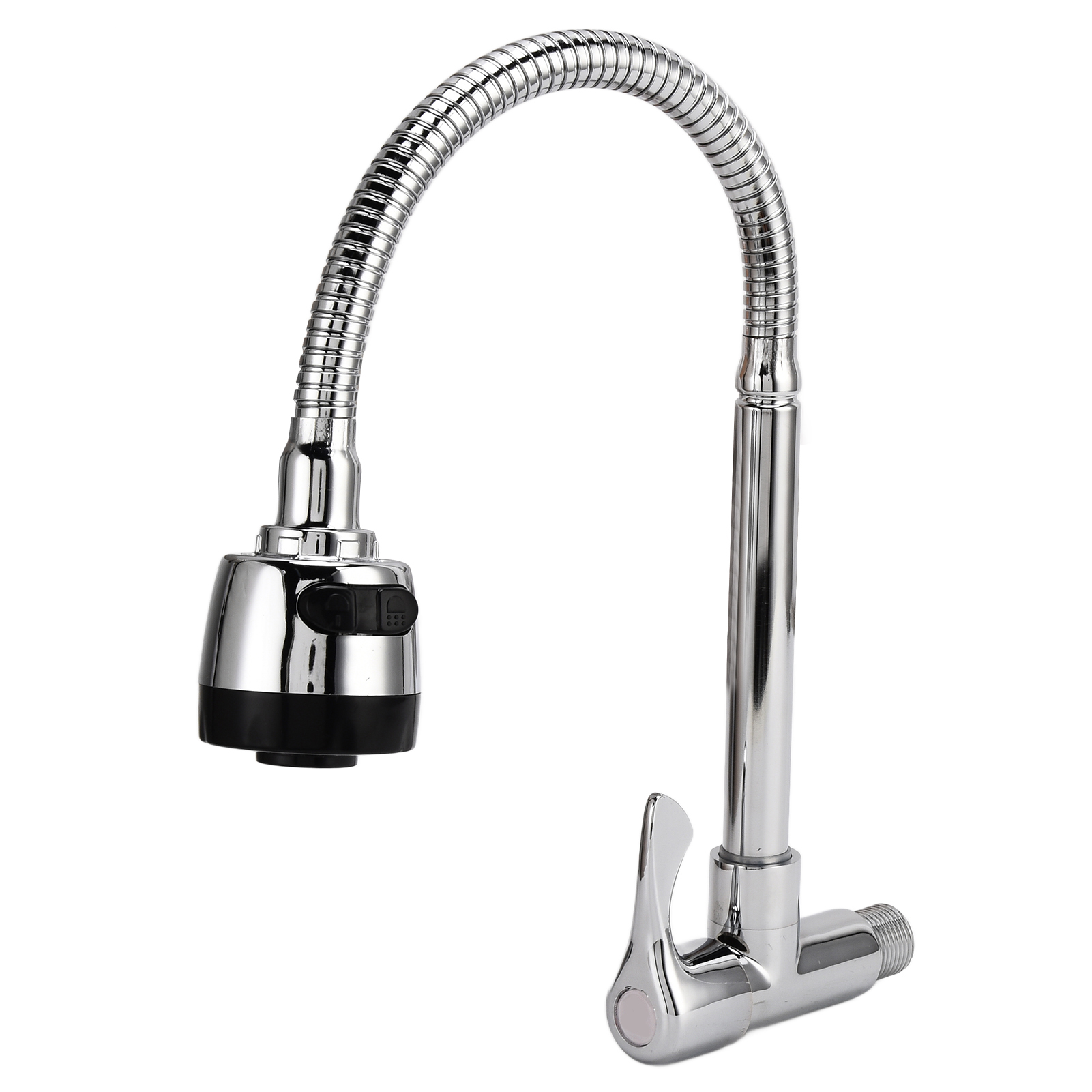 360° Schwenkbare Küchenarmatur, Einfache Wassermengenregulierung, Einfache Installation, Rostbeständig, Ausziehbarer Brausekopf, Kupfer, Universell