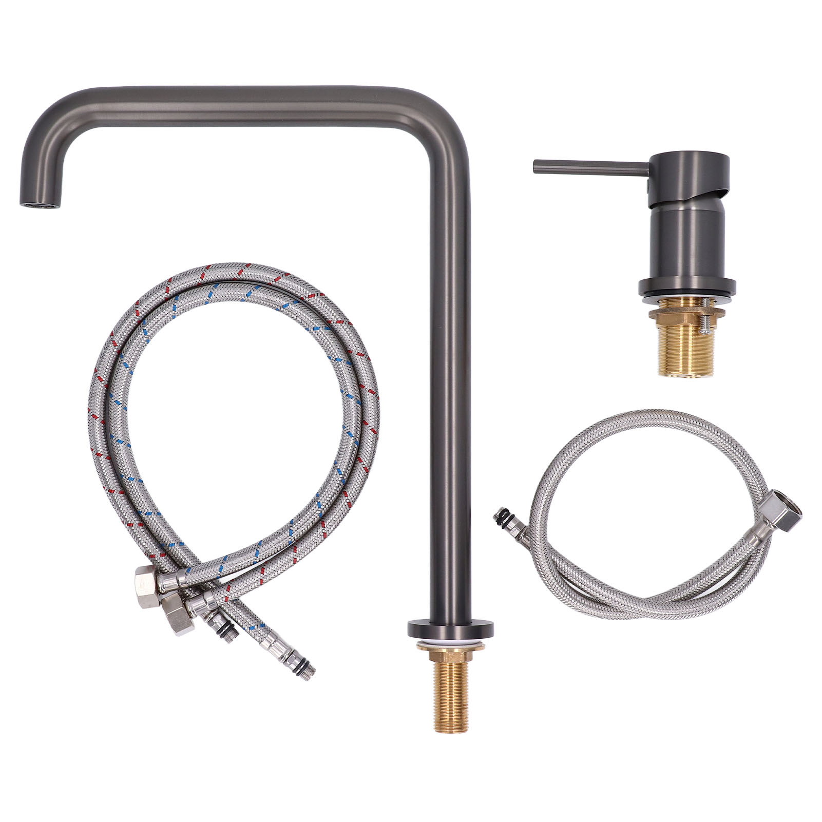 Küchenarmatur Aus Kupfer Für Warm- Und Kaltwasser, Spülbecken- Und Badarmaturen (g1/2)