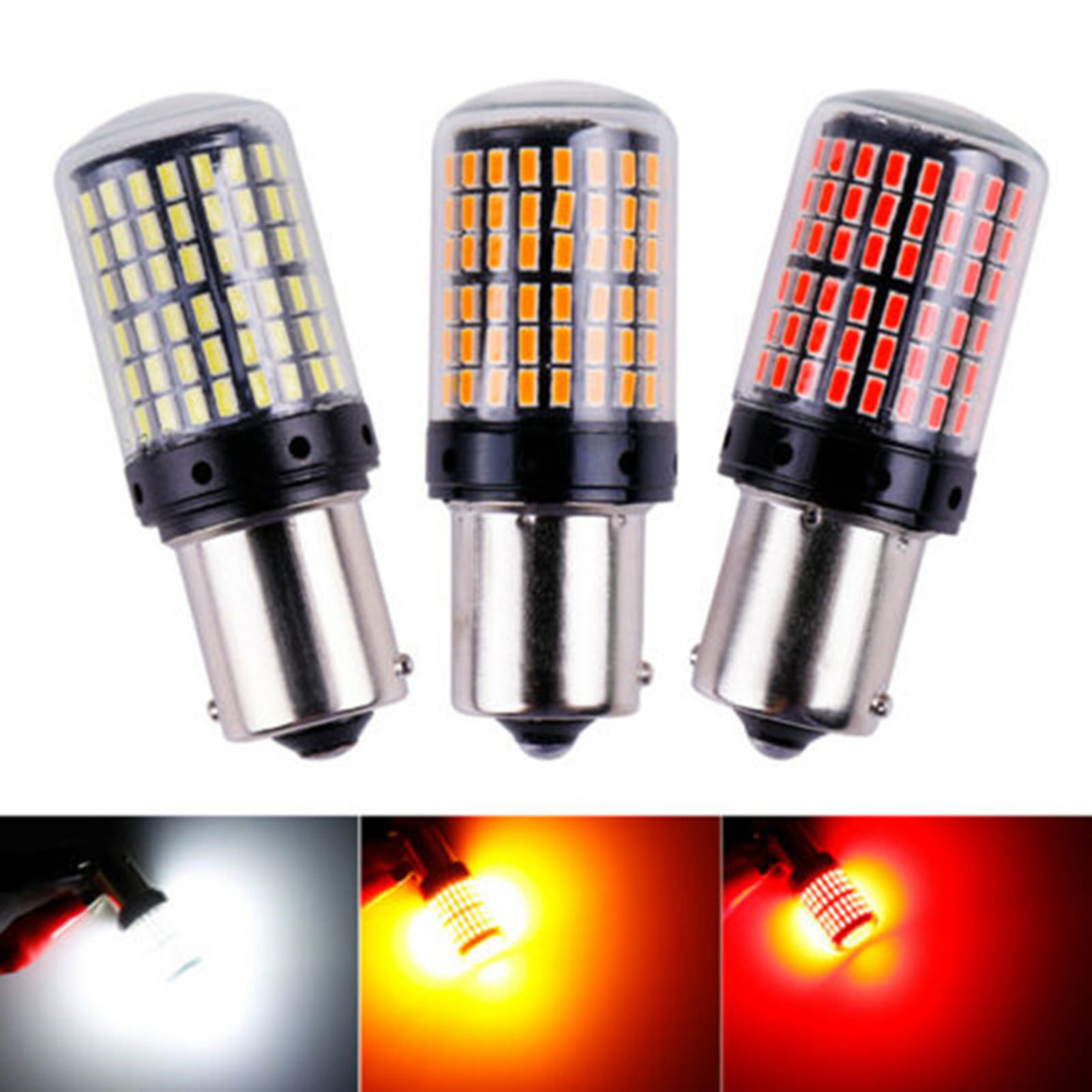 Ip65 Wasserdichter Blinker/bremslicht Für Autos, 1156 3014 144smd 1157 T20