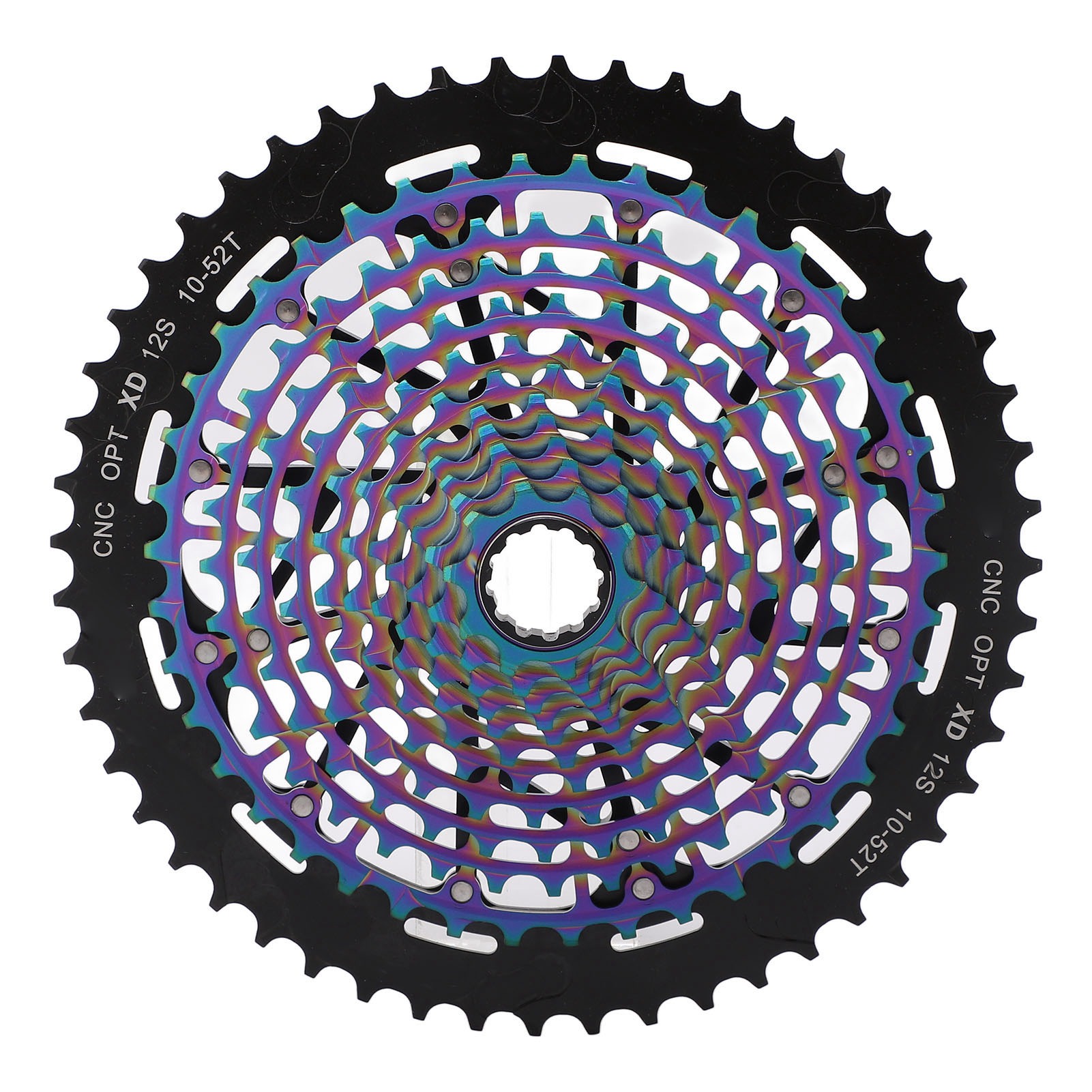 Xd 12-gang-metall-fahrradkassette, Ultraleicht Und Integriert, Mit Farbigem 10-52t-freilauf Für Einfaches Upgrade.